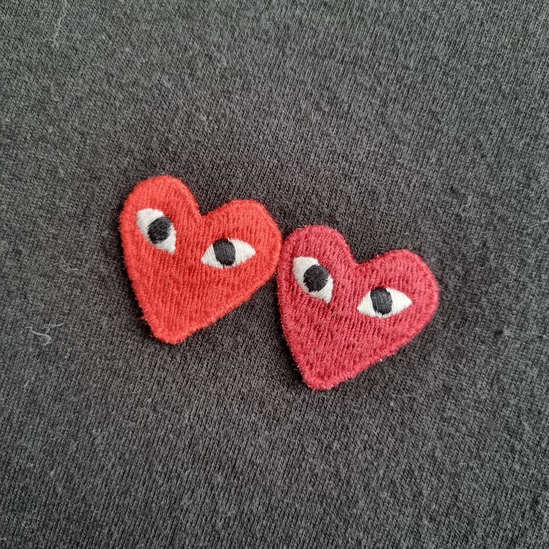 꼼데가르송 더블하트 와펜 반팔 티셔츠 1974 상품이미지5