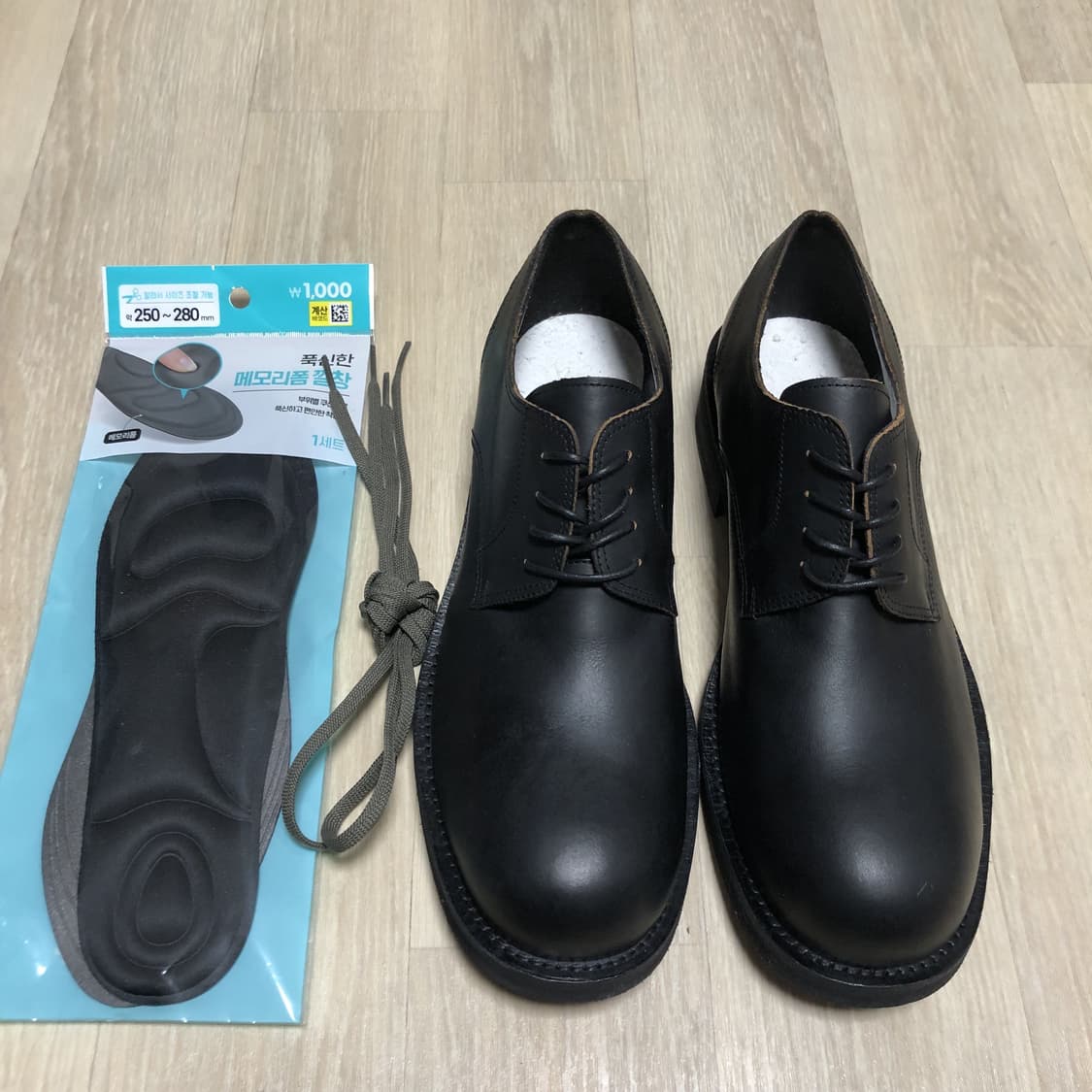(275) 로맨틱 무브 더 아미 더비 슈즈 컷오프 블랙 더비 275 상품이미지10