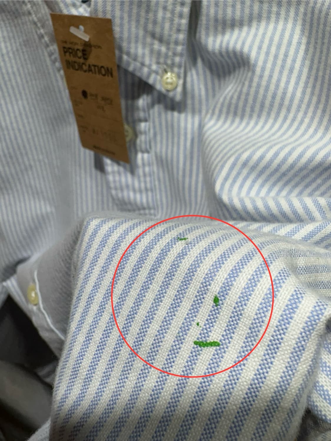 4 폴로랄프로렌 스트라이프 배색 화이트 셔츠 상품이미지7