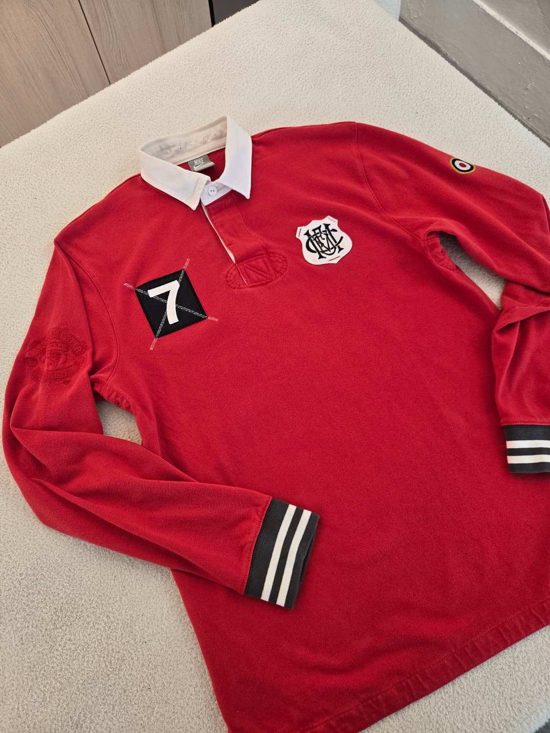 Nike Manchester United 럭비 폴로티 상품이미지3