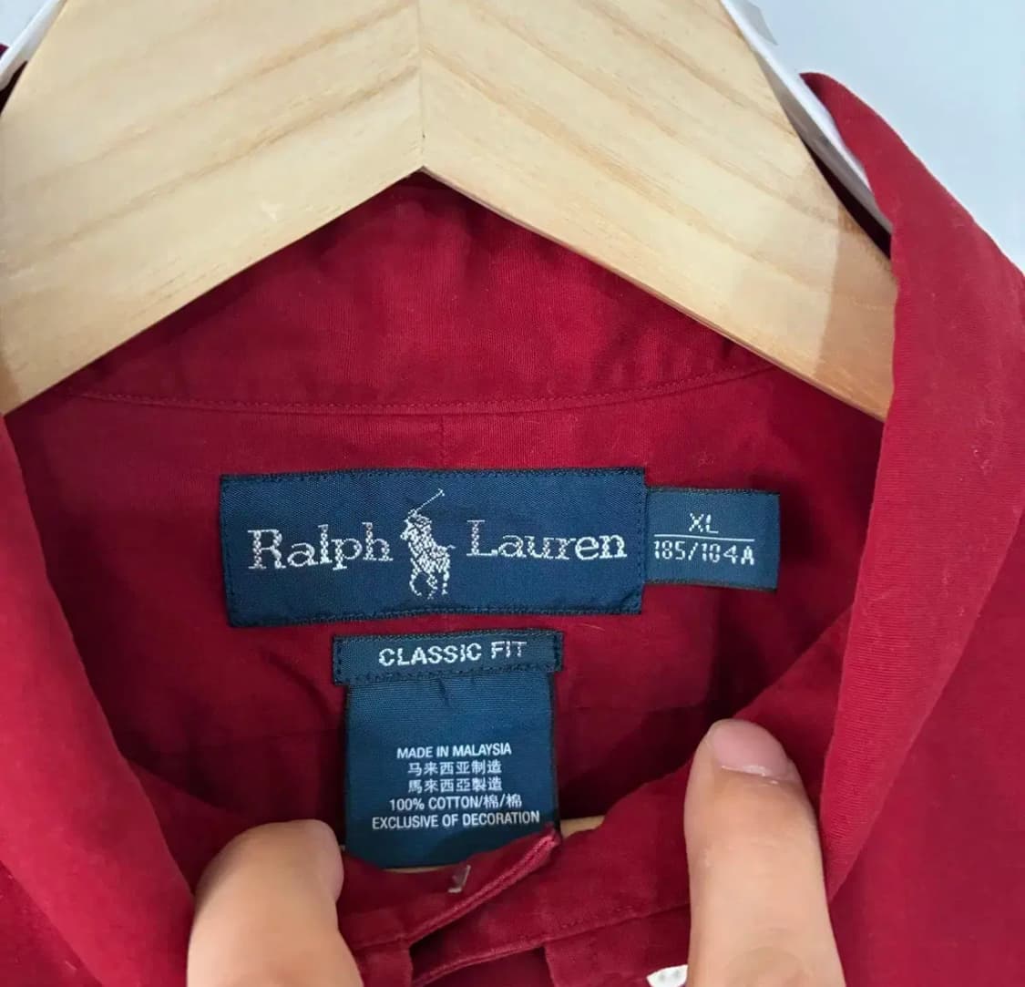 폴로 솔리드 긴팔 셔츠 상품이미지4