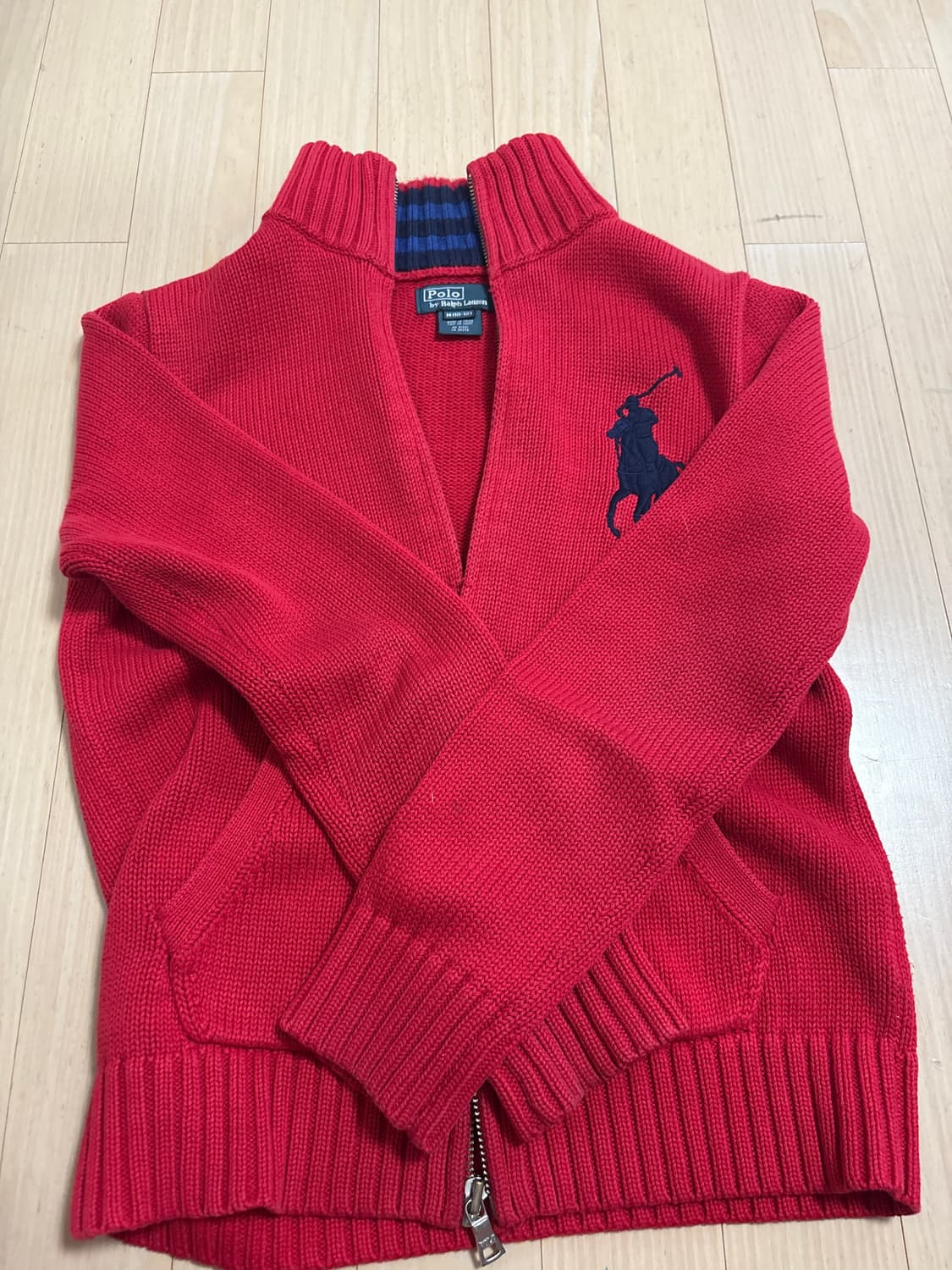 폴로 빅포니 레드 집업 상품이미지2