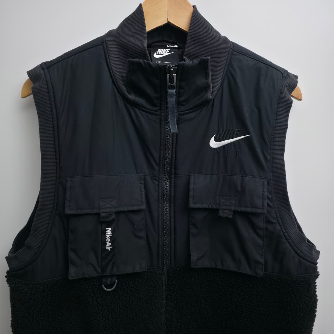 [L] 나이키 에어 블랙 플리스 조끼 베스트 상품이미지2