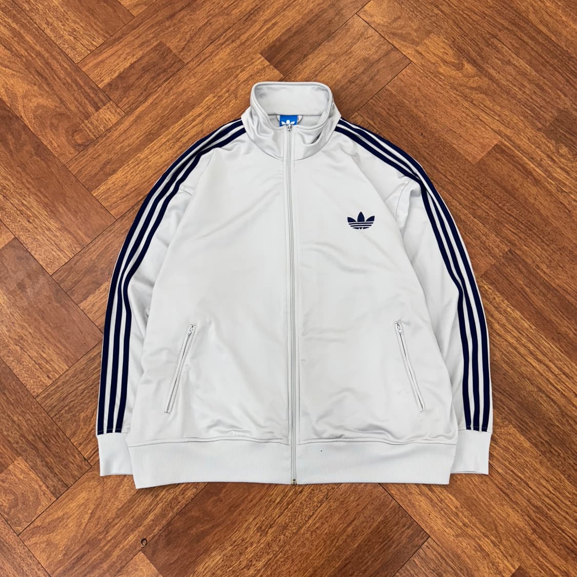 115 아디다스 해외판 네이비/밝은그레이 파이어버드  트랙탑 져지 상품이미지1