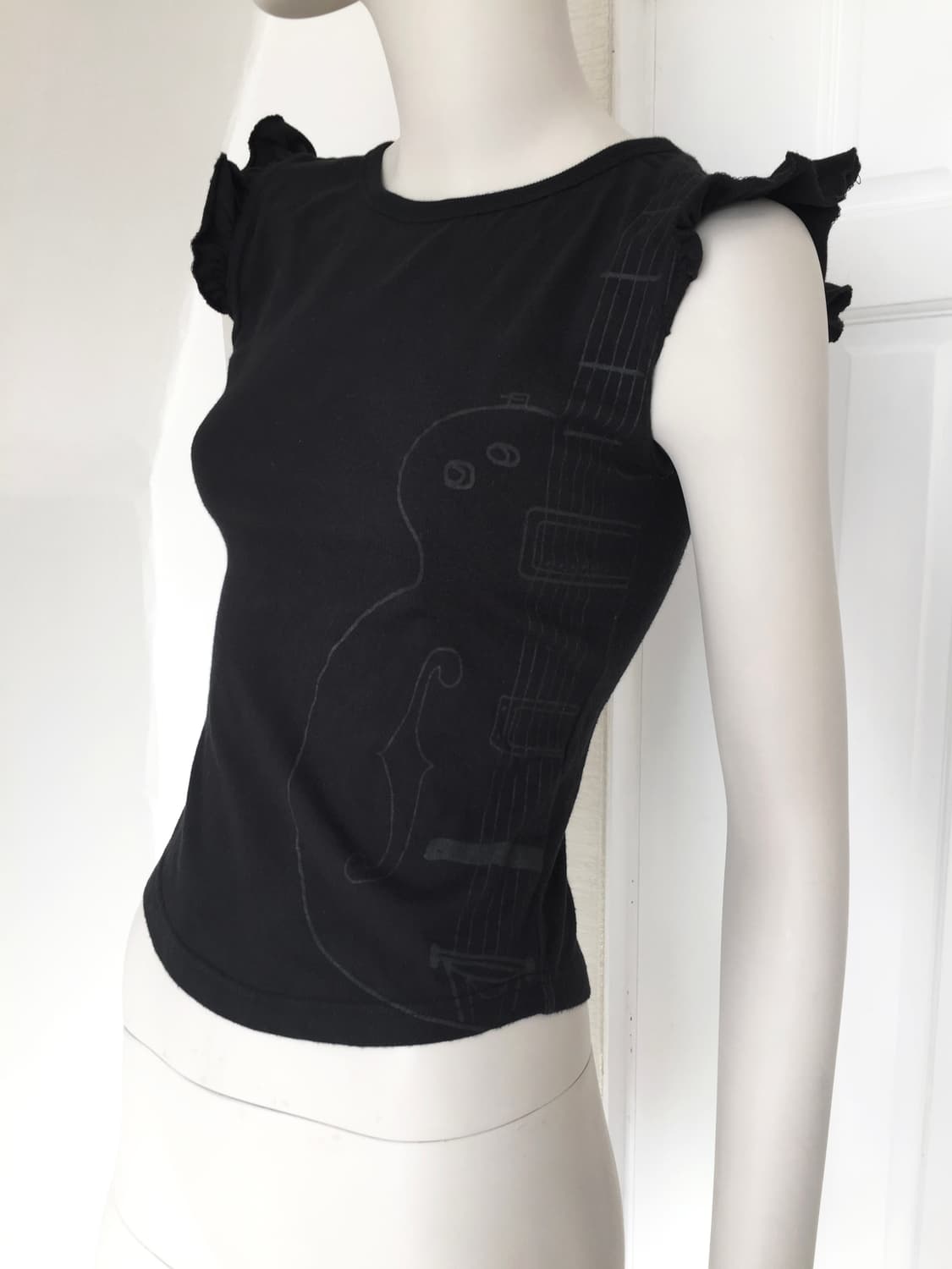 Guitar Print Top 상품이미지1