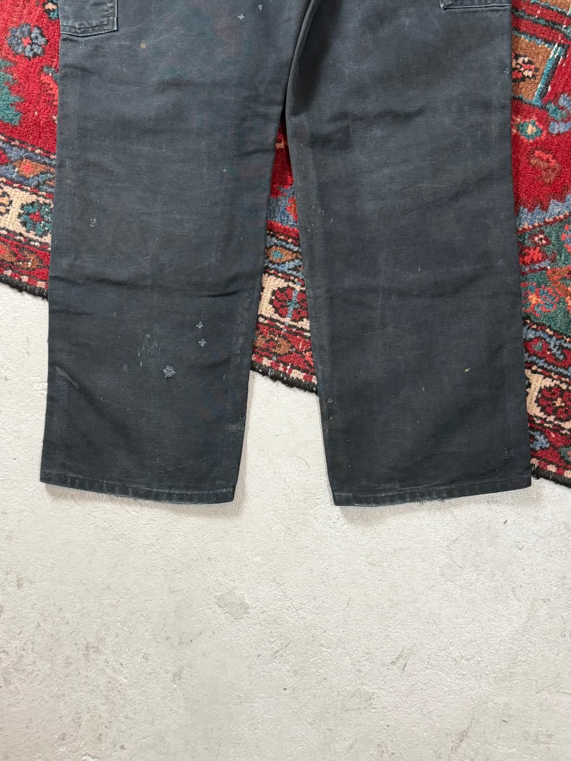 OG USA Made 칼하트 B01 더블니 블랙 칼하트 썩블니 카펜터 상품이미지8