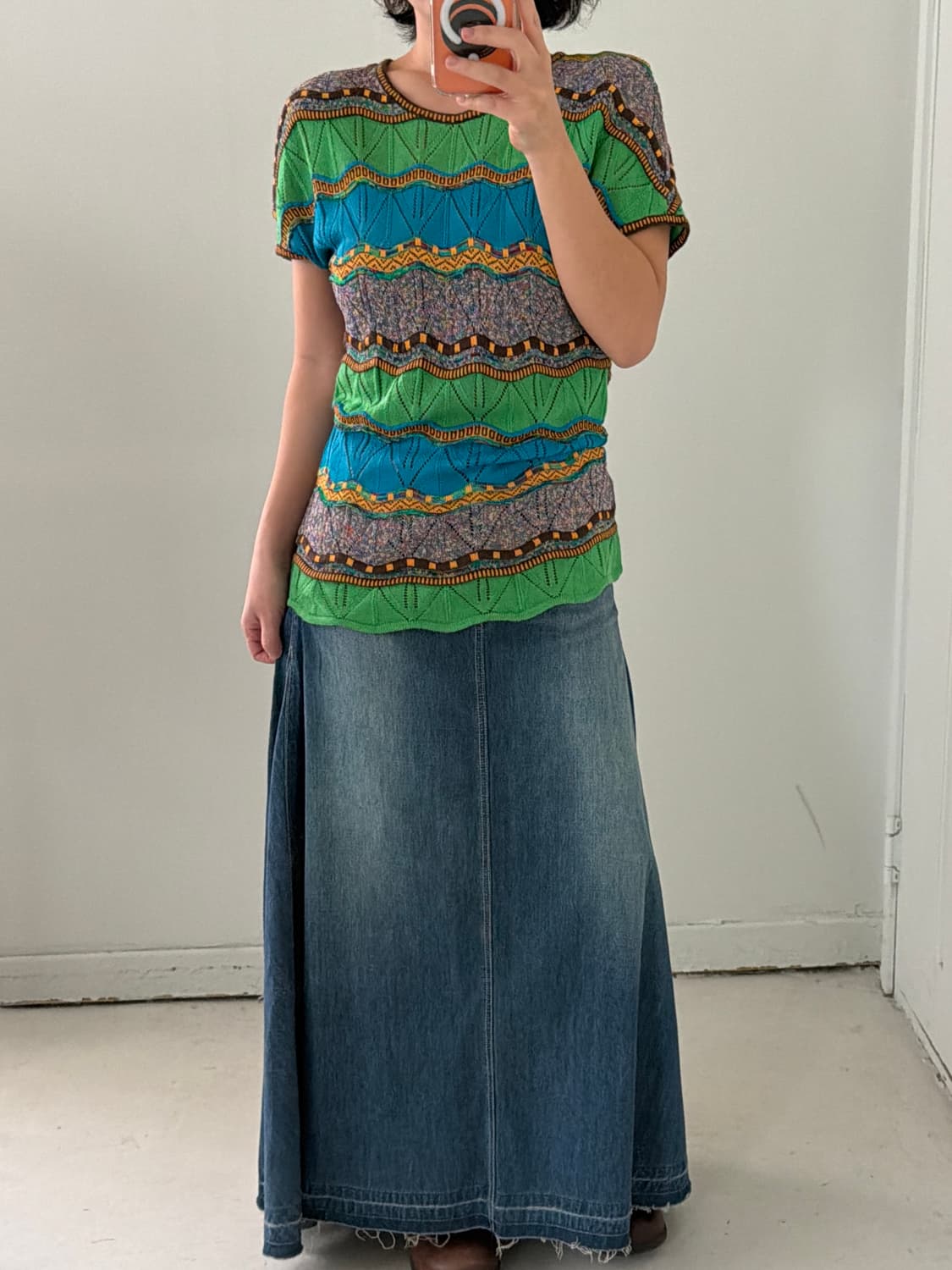 일본빈티지 모리 크로셰 슬리브리스 상품이미지4