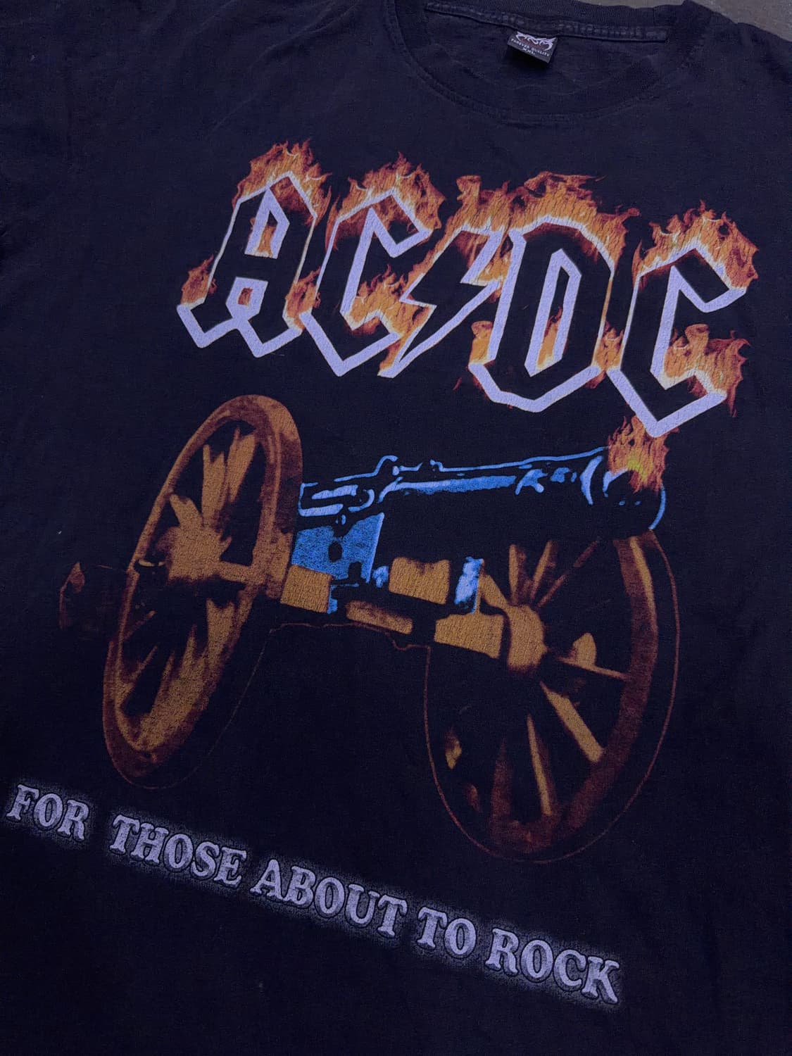 ACDC 빈티지 락밴드 Those About to Rock 티셔츠 XXL 상품이미지3