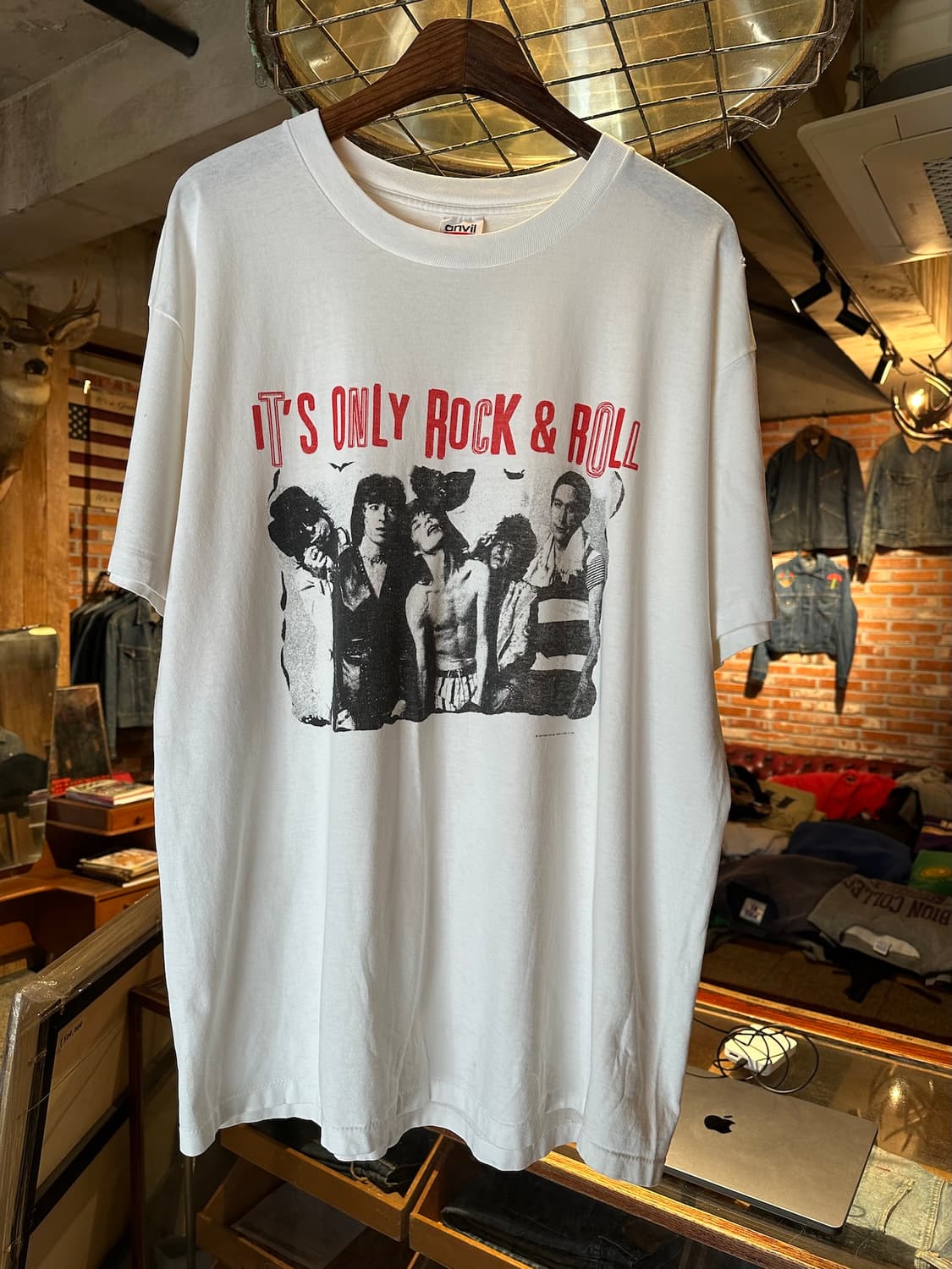 90s USA 빈티지 롤링스톤즈 밴드티 상품이미지2