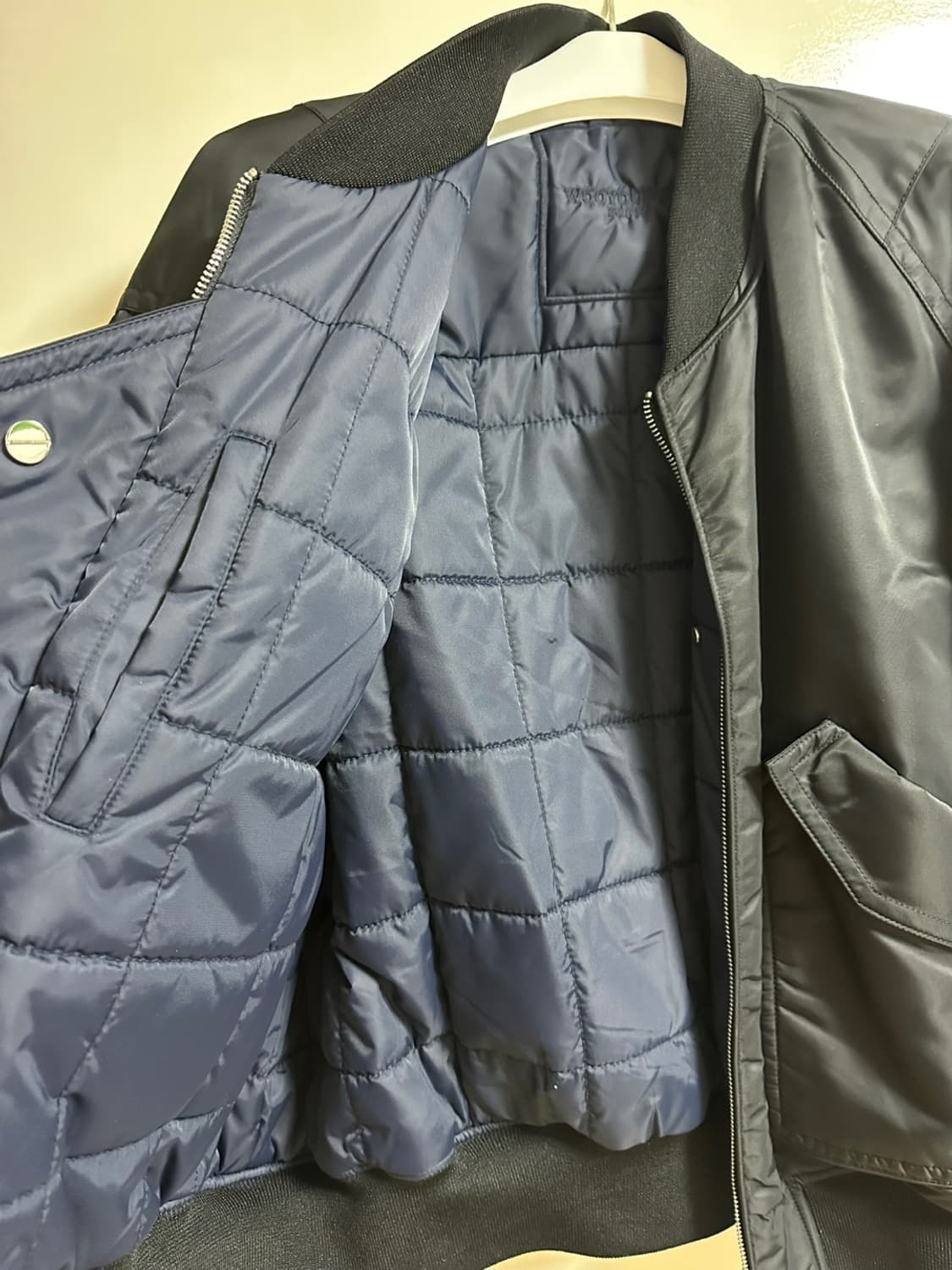 [48]우영미 자수 패치 디테일 MA-1 블랙 상품이미지7