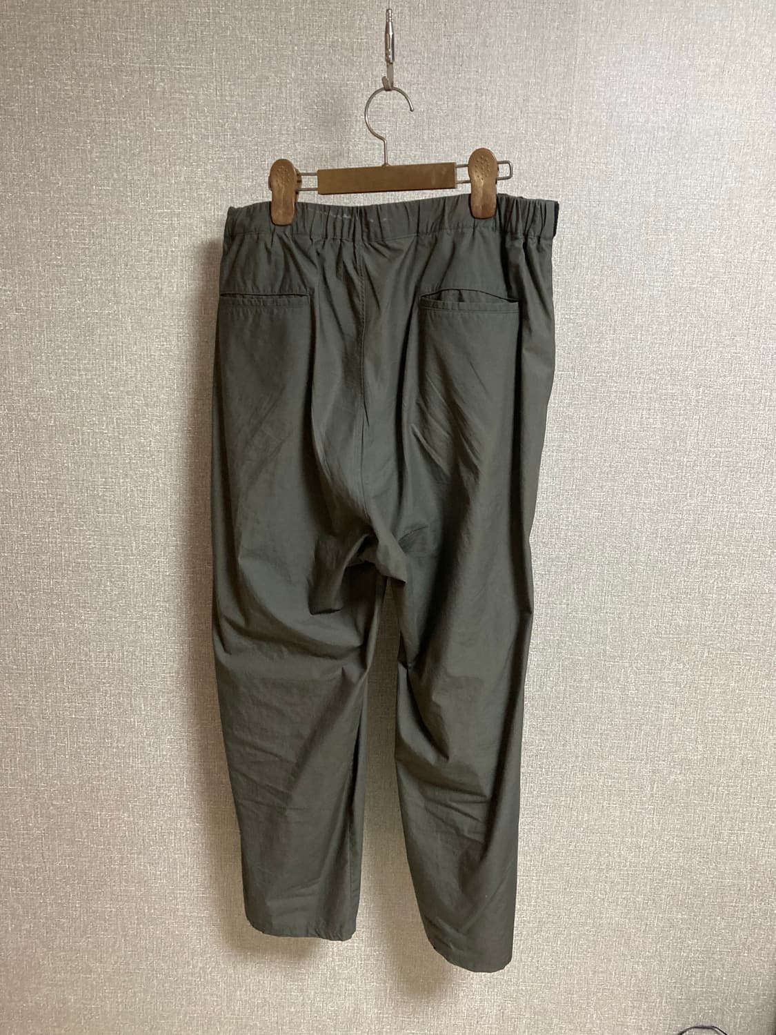 그라프페이퍼 타입라이터 와이드 쿡 팬츠 그레이 F 상품이미지2