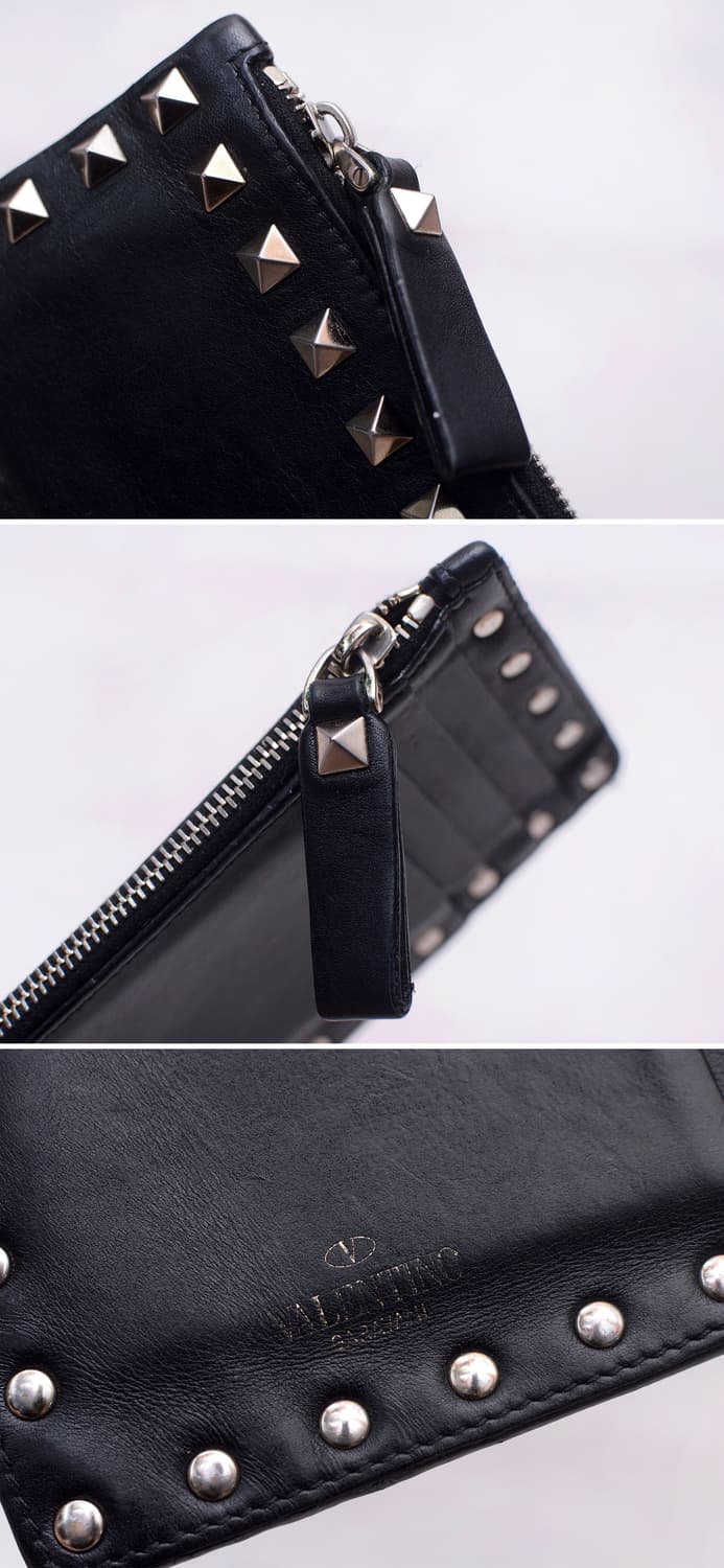 발렌티노 락스터드 지퍼 포켓 카드 컴팩트 지갑 상품이미지8