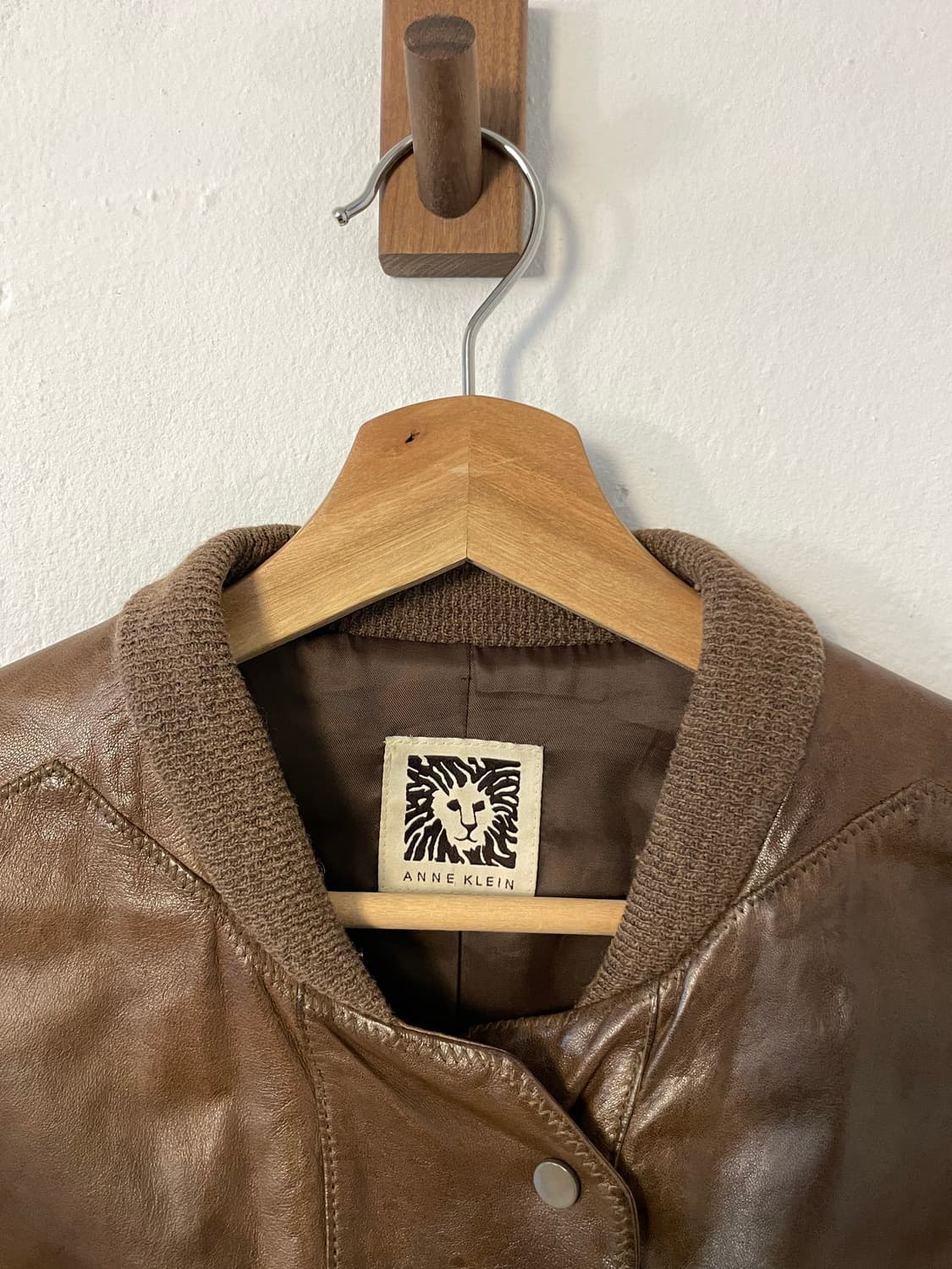 앤클라인 레더 자켓  상품이미지2