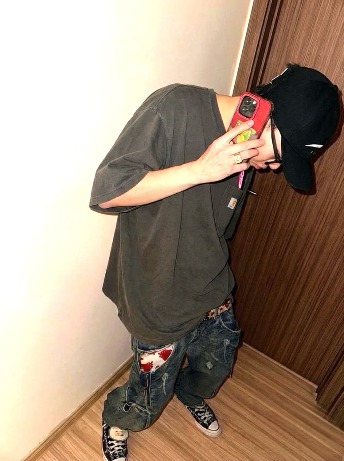 빈티지 칼하트 4XL 빅사이즈  반필티 상품이미지1