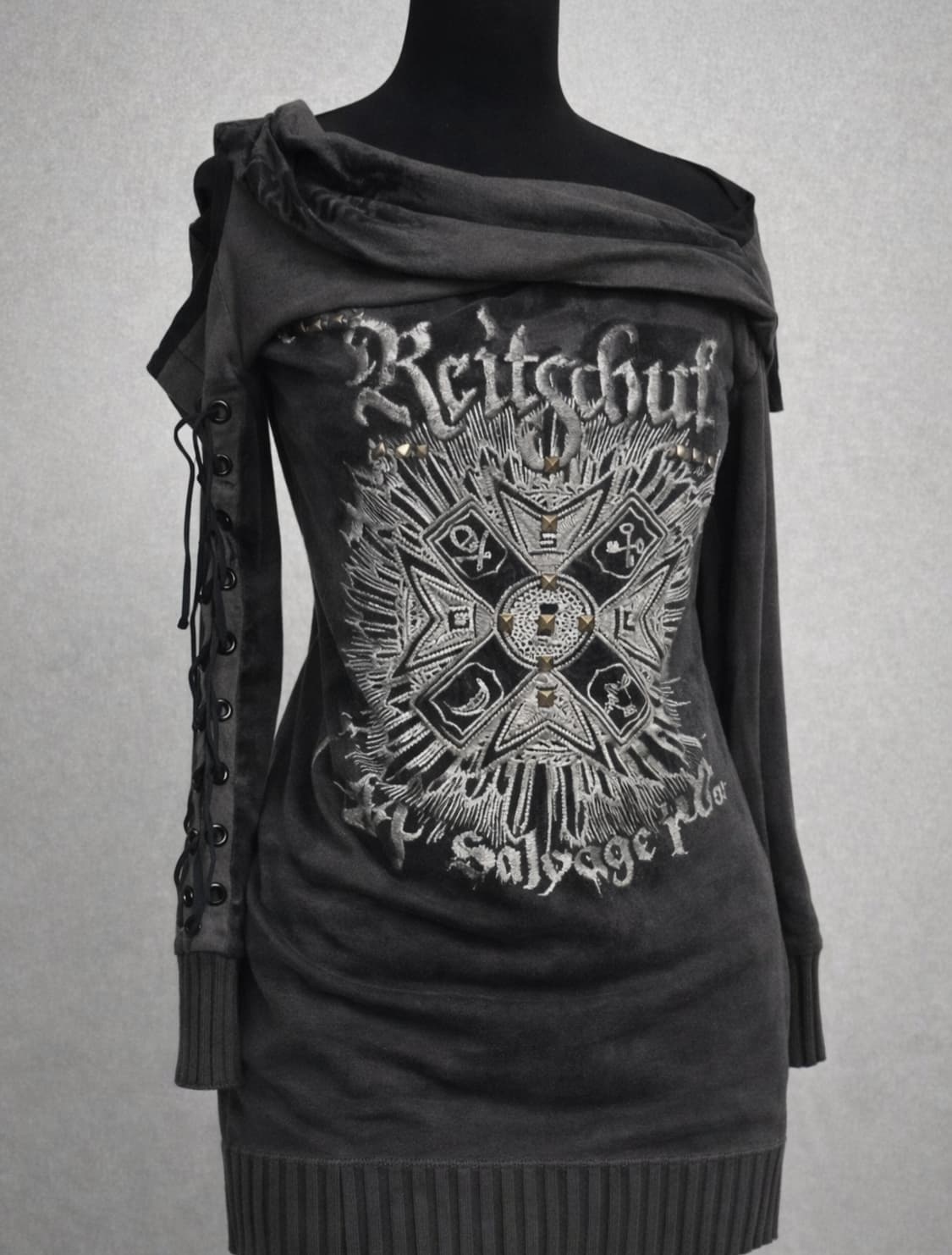 Salvage 아일렛 오프숄더 롱슬리브 상품이미지2