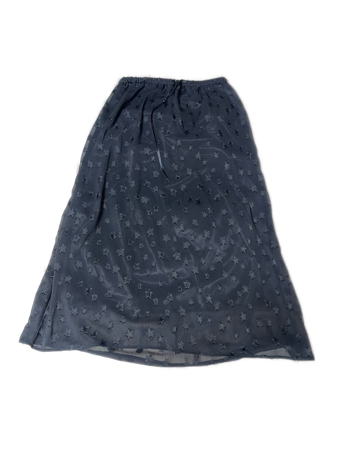 별 무늬 블랙 롱스커트 상품이미지1