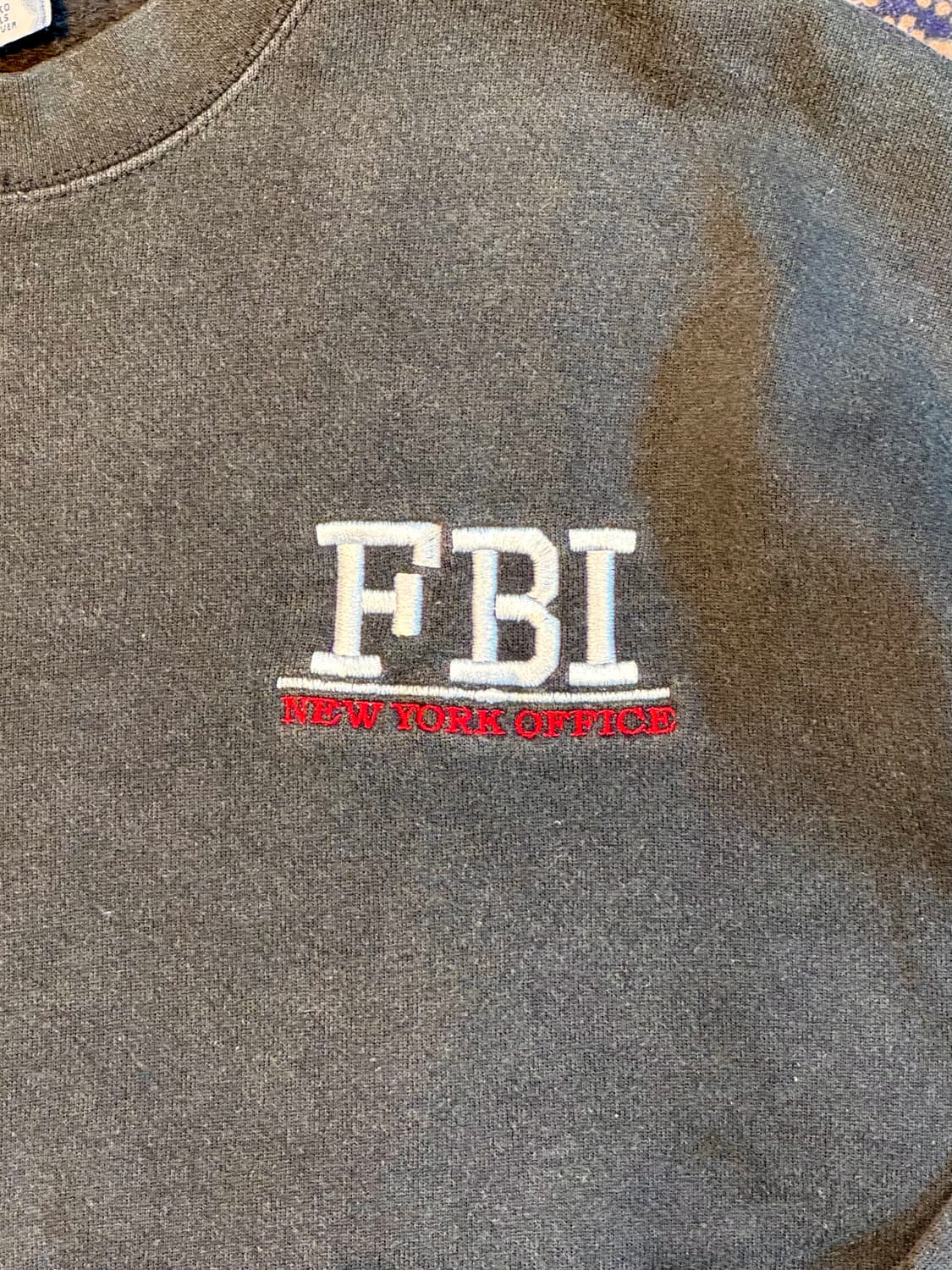 90s 빈티지 Lee 헤비웨이트 FBI 스웻셔츠 상품이미지2