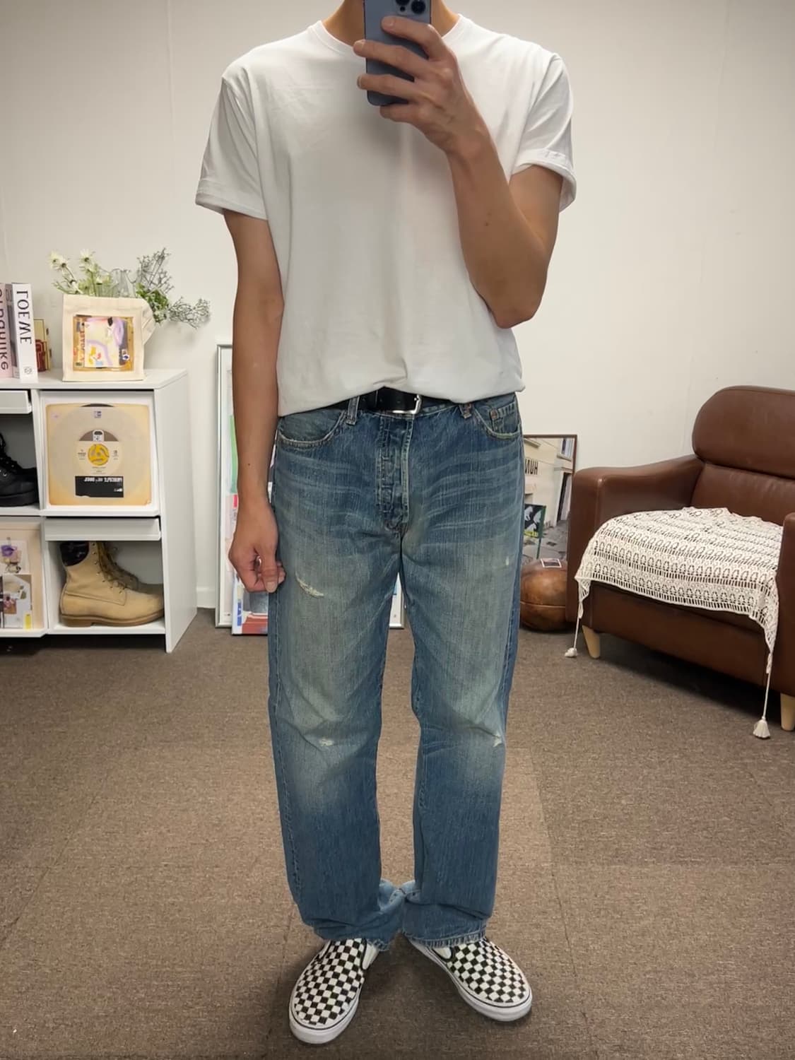 리바이스 501 빈티지 중청 데님팬츠 34 상품이미지7