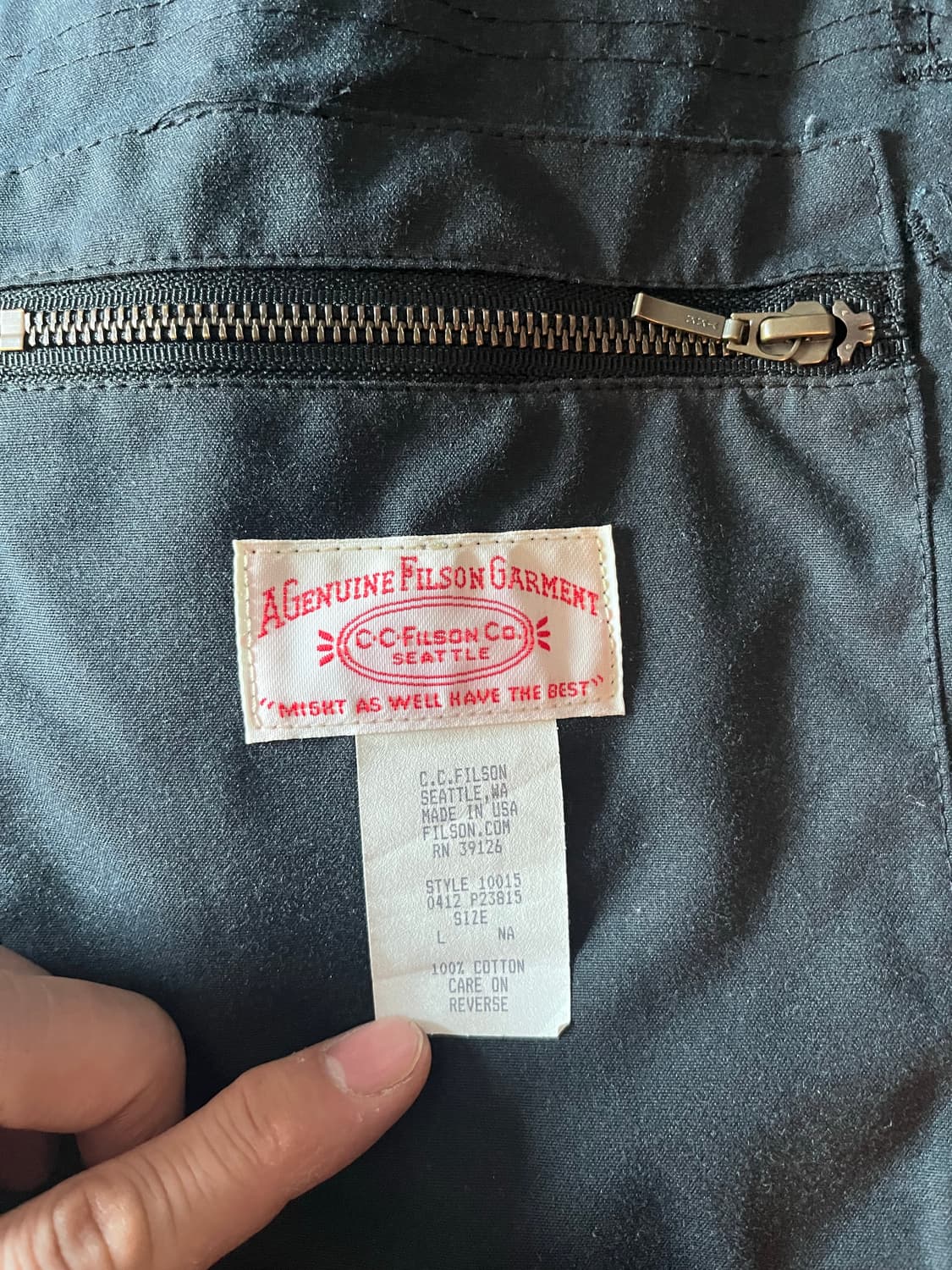 Filson waxed hunting jacket 상품이미지9