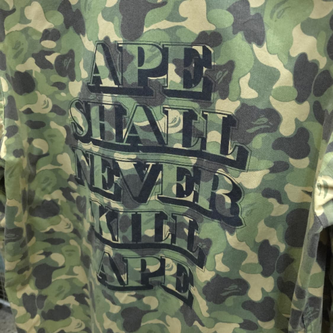 [A BATHING APE] 베이프 ABC 카모 밀리터리 셔츠! 상품이미지9