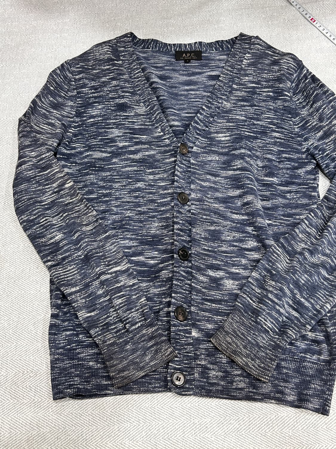 A.P.C. 아페쎄 네이비 톤 가디건 남성 S 90-95 상품이미지9