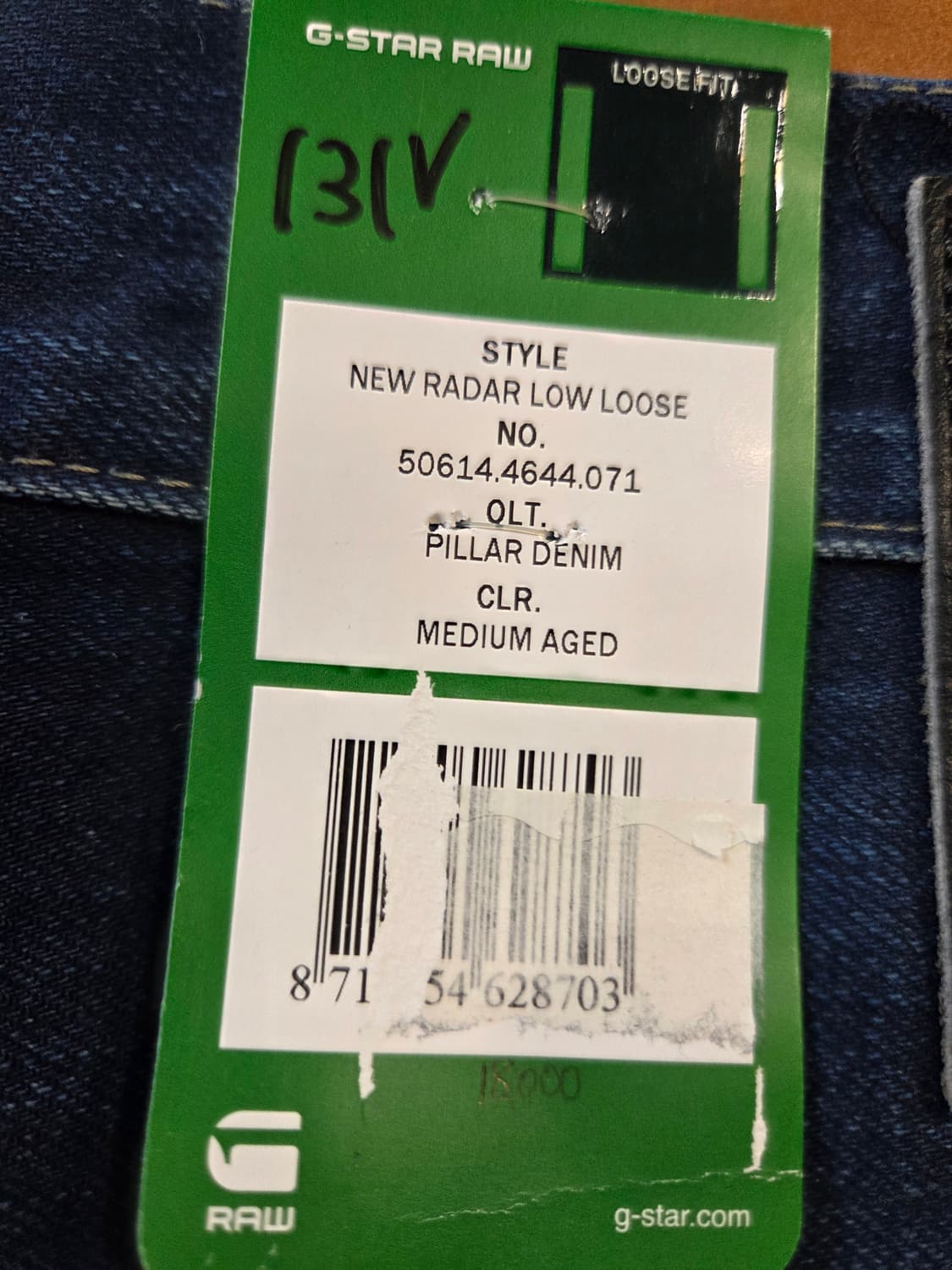 G-Star Raw 청바지 데님(W33/L32) 상품이미지7