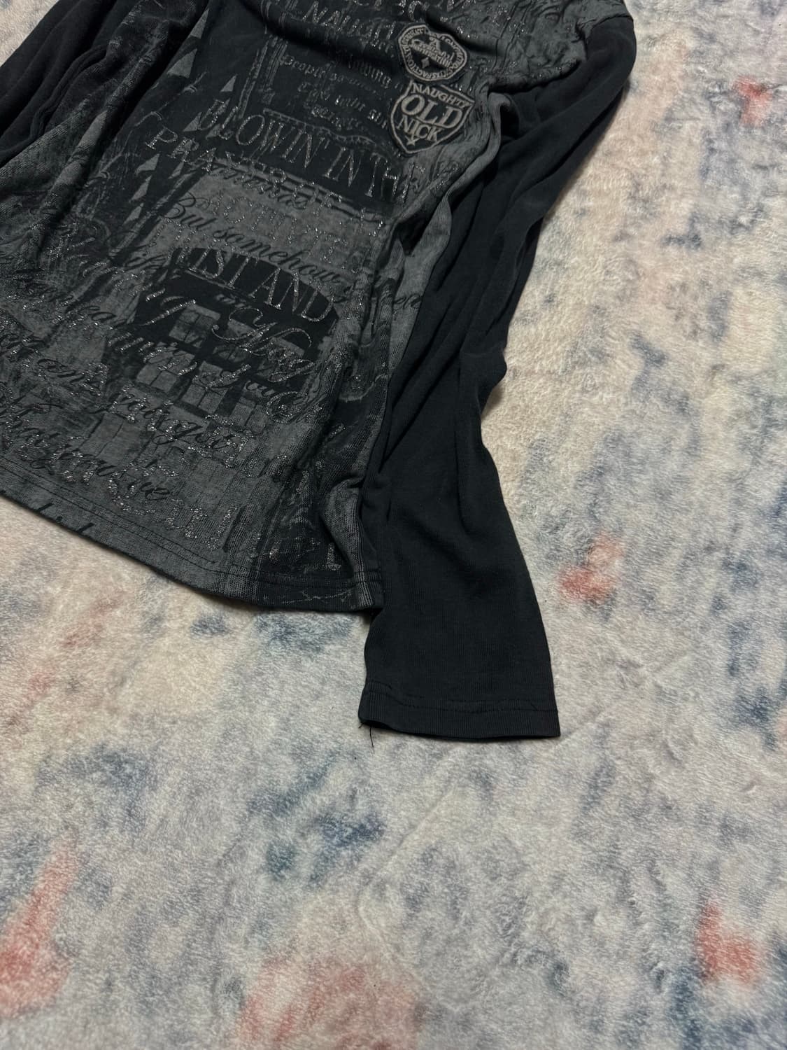 In the attic glitter vkei ribbed cut sew 상품이미지6