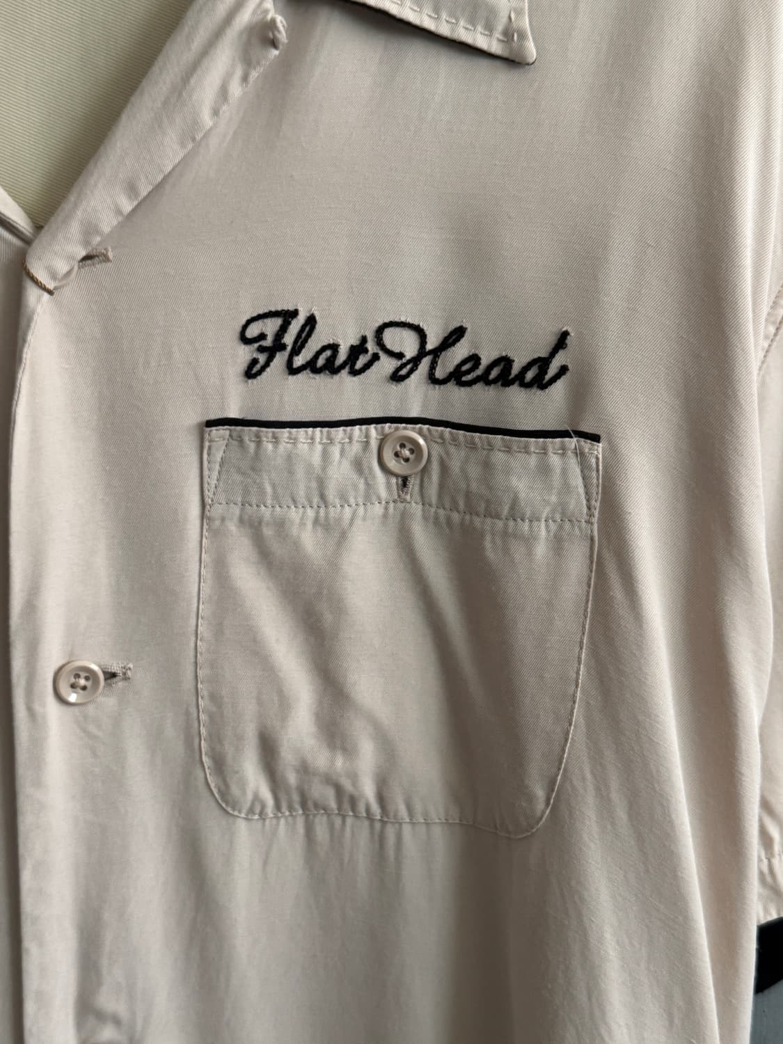 [L]Flathead 체인스티치 포켓 볼링 셔츠 상품이미지4