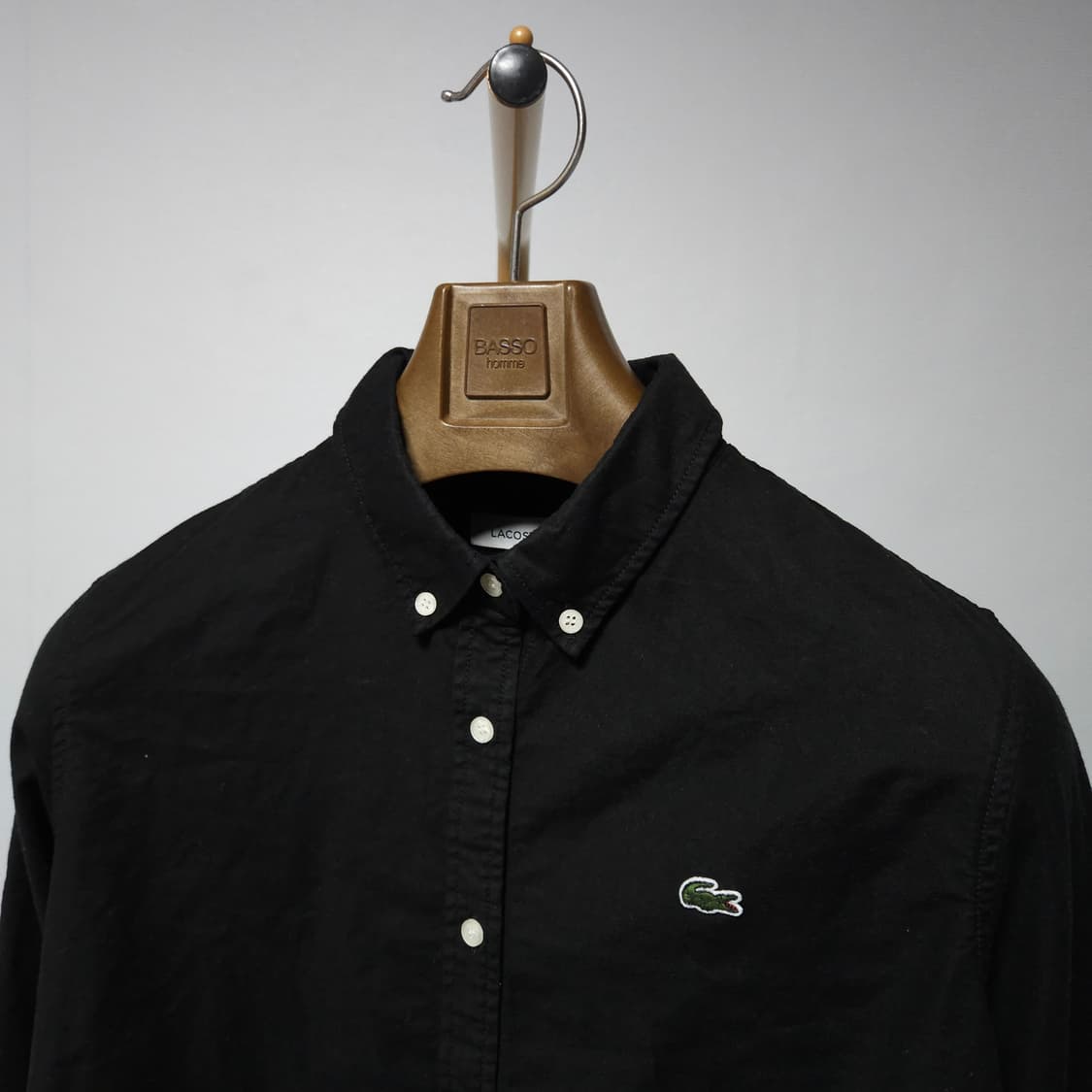 38 ) 라코스테 여성 블랙 옥스퍼드 셔츠  상품이미지2