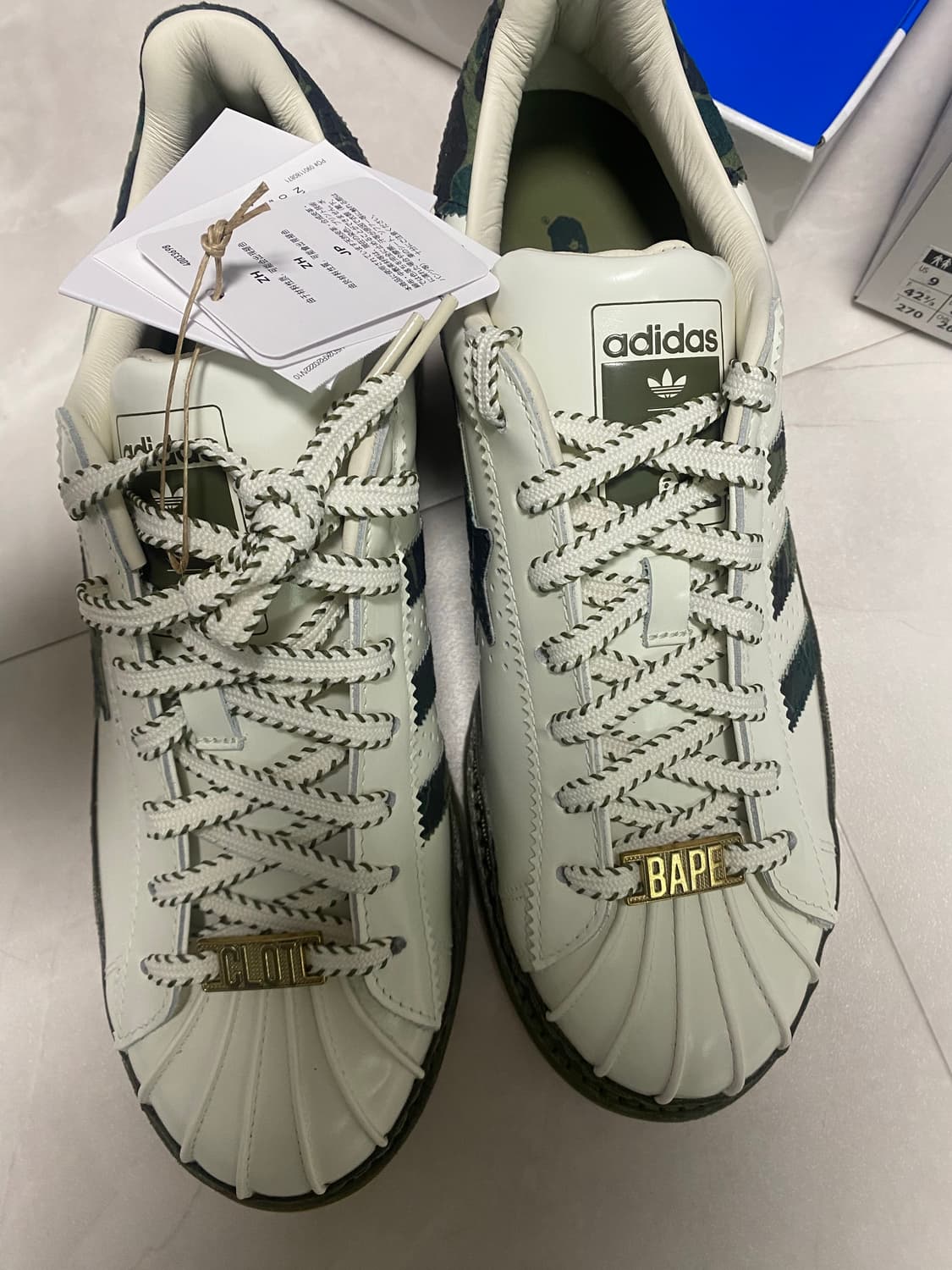 베이프 클랏 슈퍼스타 판매합니다 상품이미지4