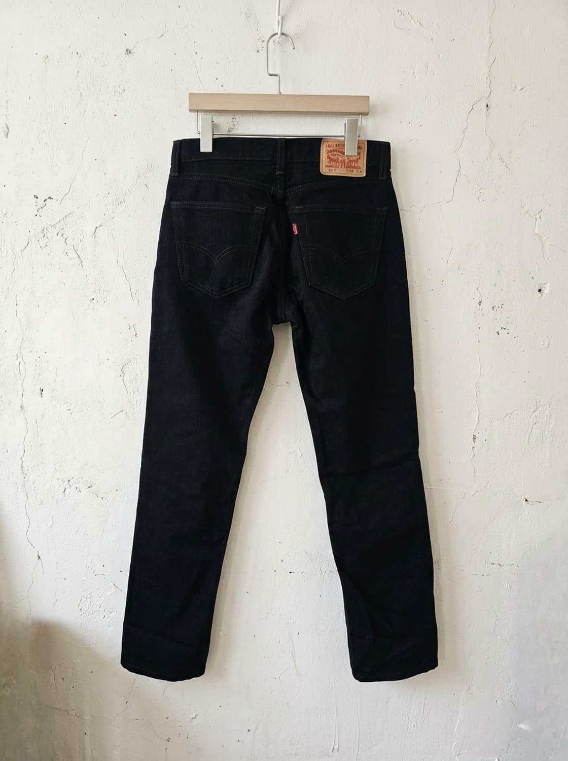 리바이스 511 블랙 데님진 W31 L32 상품이미지2