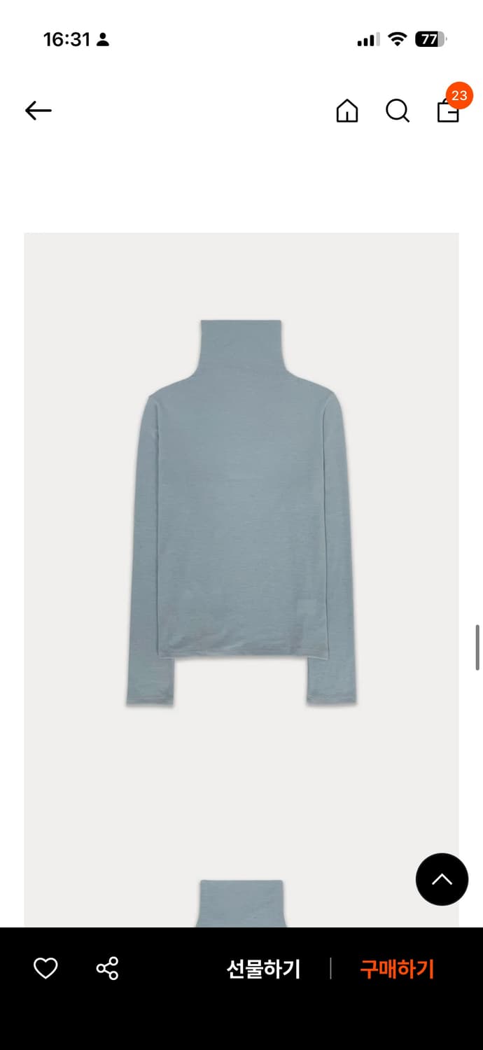 썸웨어버터 turtleneck logo top 상품이미지6