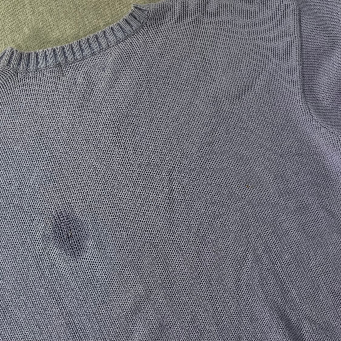 100 폴로랄프로렌 90s 코튼 퍼플 니트 상품이미지6