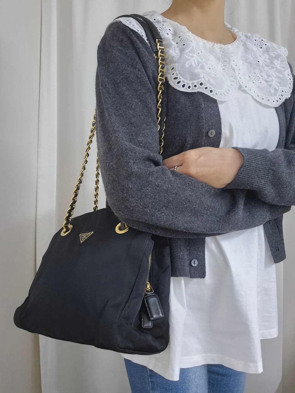 프라다 체인 숄더백  상품이미지10