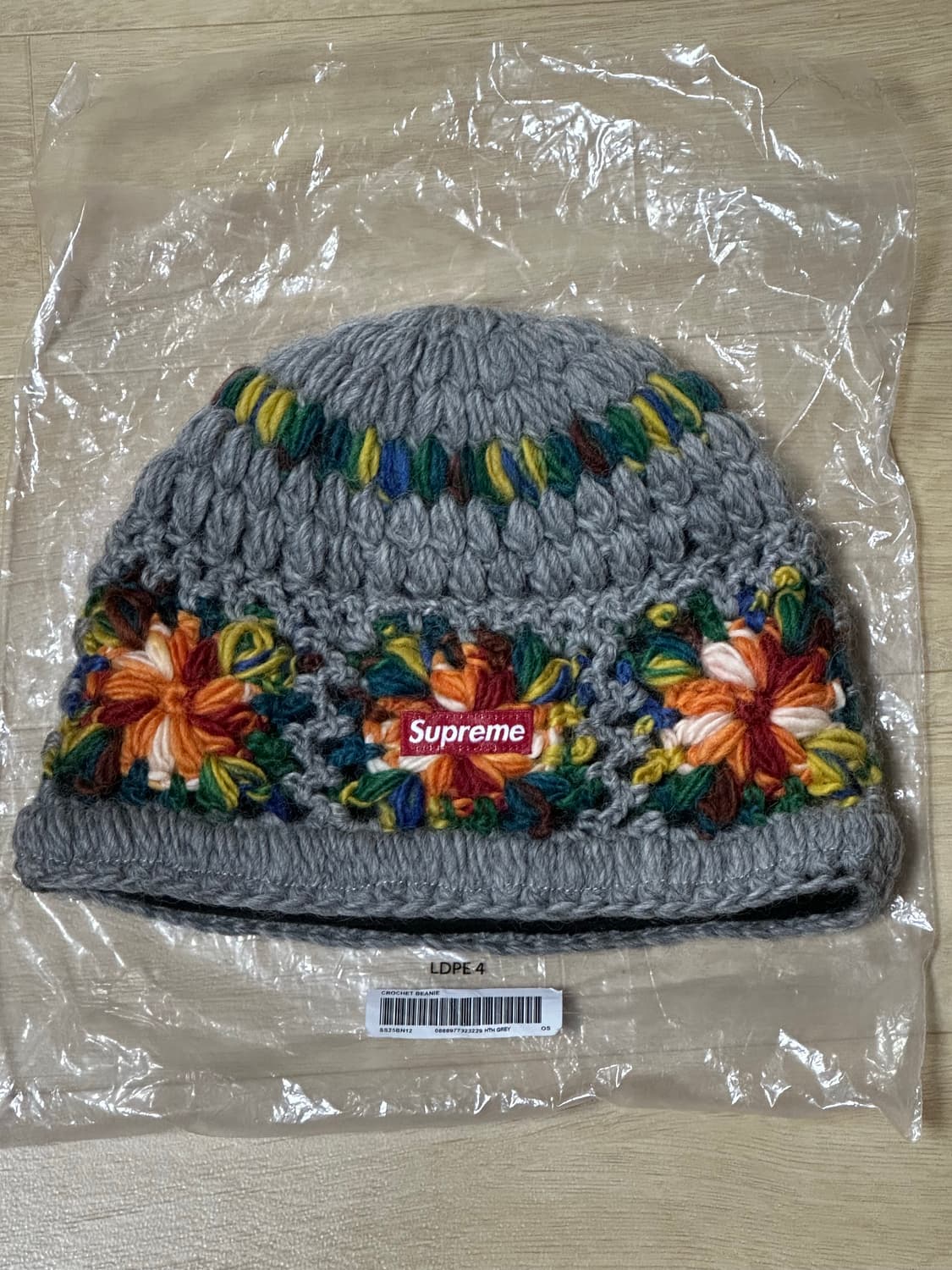 [OS]25ss 슈프림 크로셰 비니 헤더그레이 상품이미지1