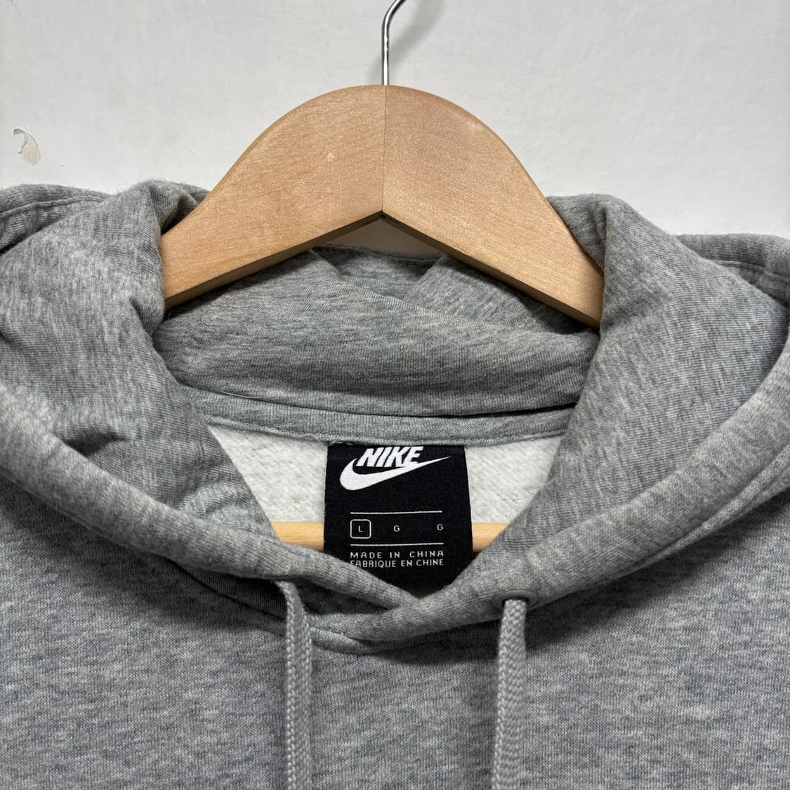 나이키 스우시 그레이 후드티 상품이미지3