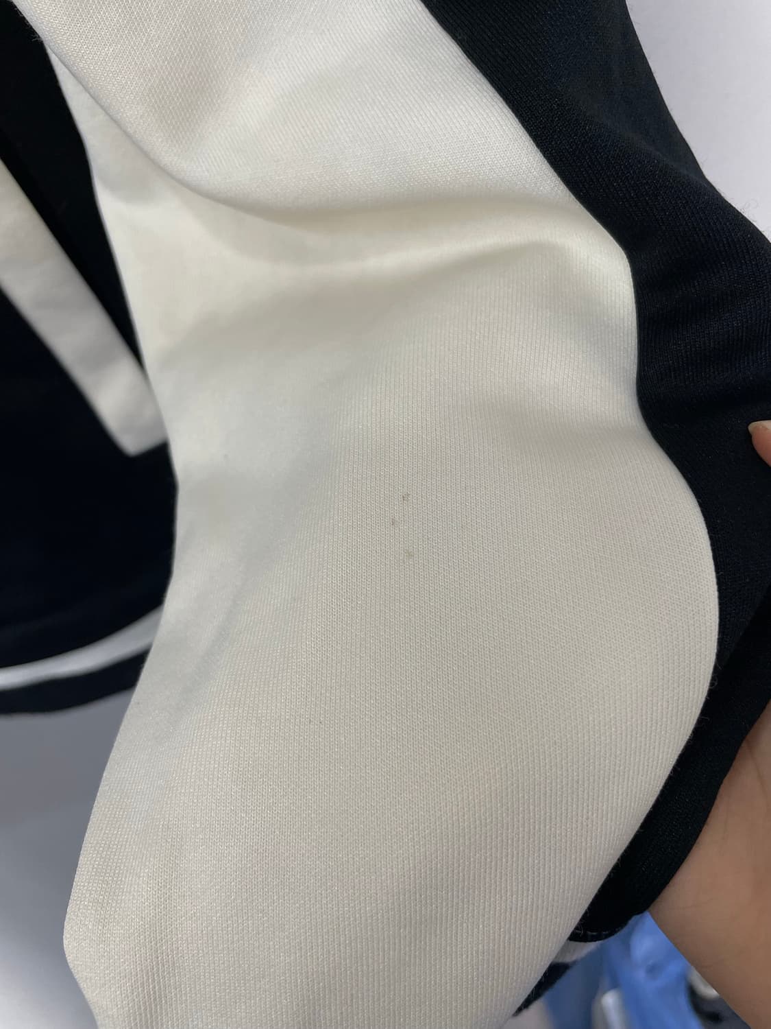 에비수 블랙 화이트 베이스볼 자켓 H2846 상품이미지6