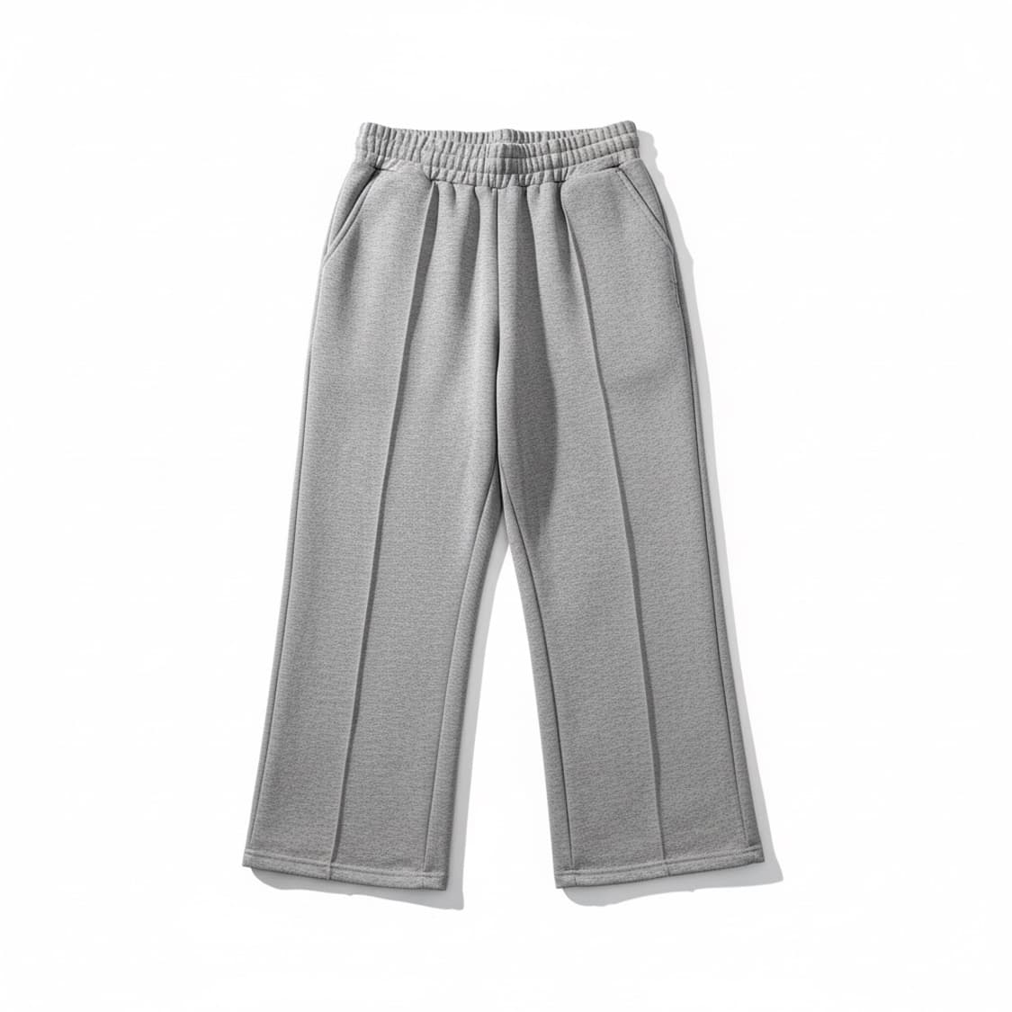 JELEVE  와이드 핀턱 스웻팬츠 그레이 상품이미지1