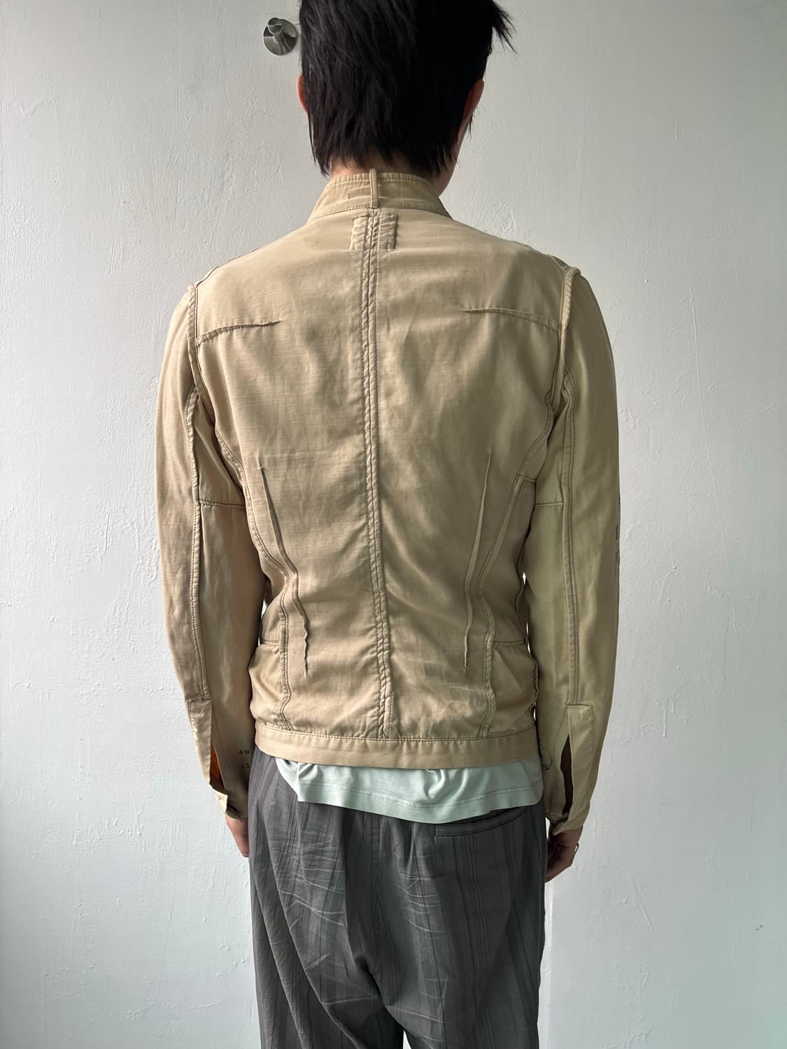 디젤 워싱 라이더 자켓 상품이미지4