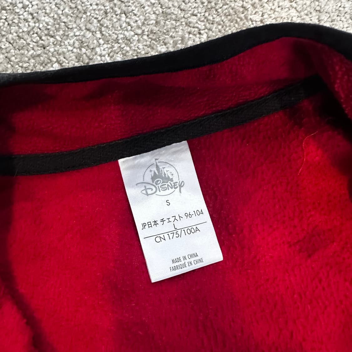 디즈니 미키마우스 플리스 집업L 상품이미지3