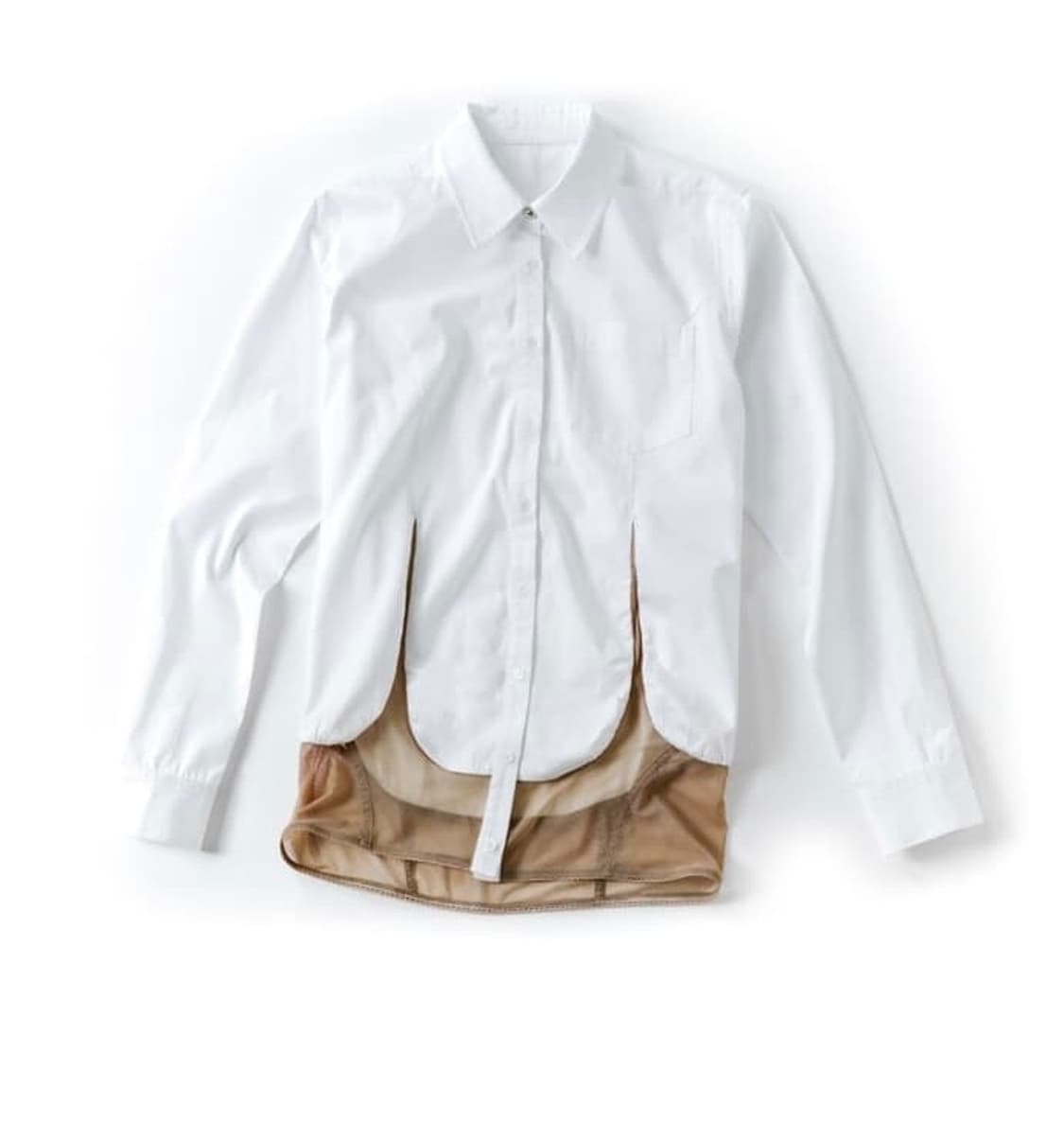 울리카상투스 메시 판넬 셔츠 상품이미지1