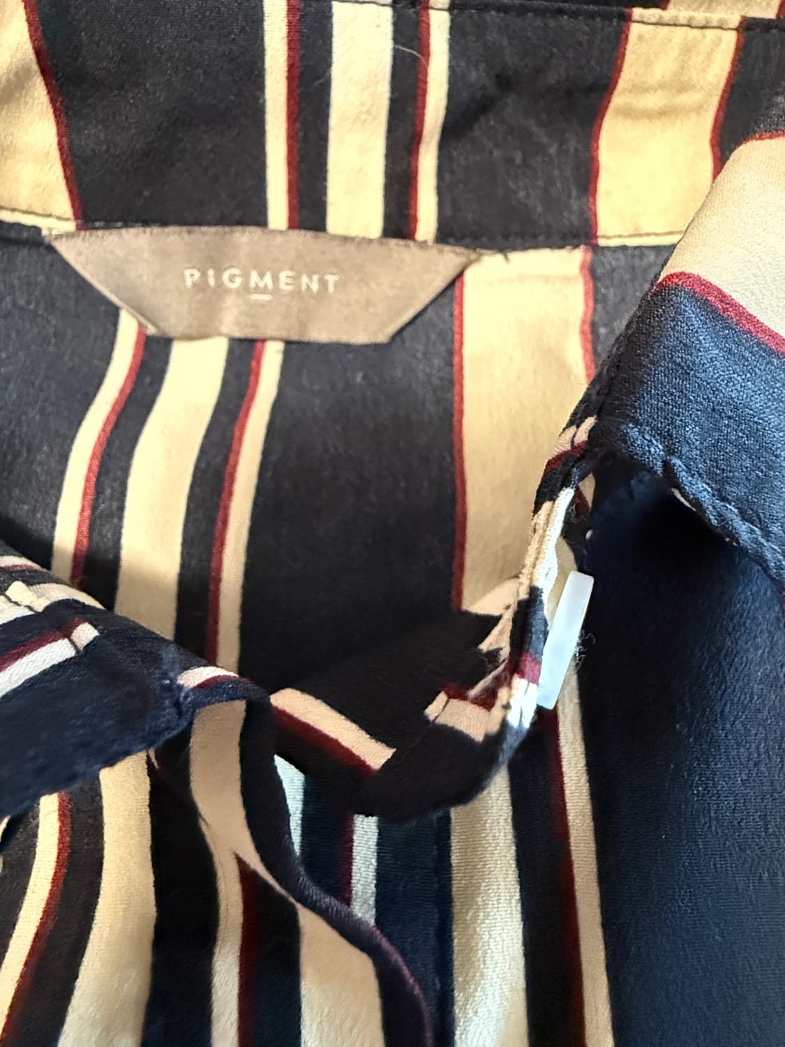 피그먼트 네이비줄무늬셔츠 FREE 상품이미지2