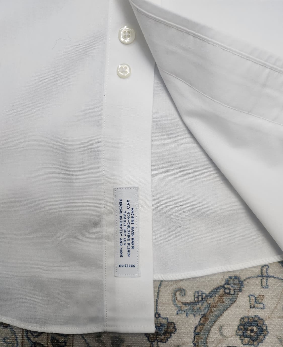 브룩스 브라더스 화이트 드레스 셔츠 16 2/1 (105-107) 상품이미지4