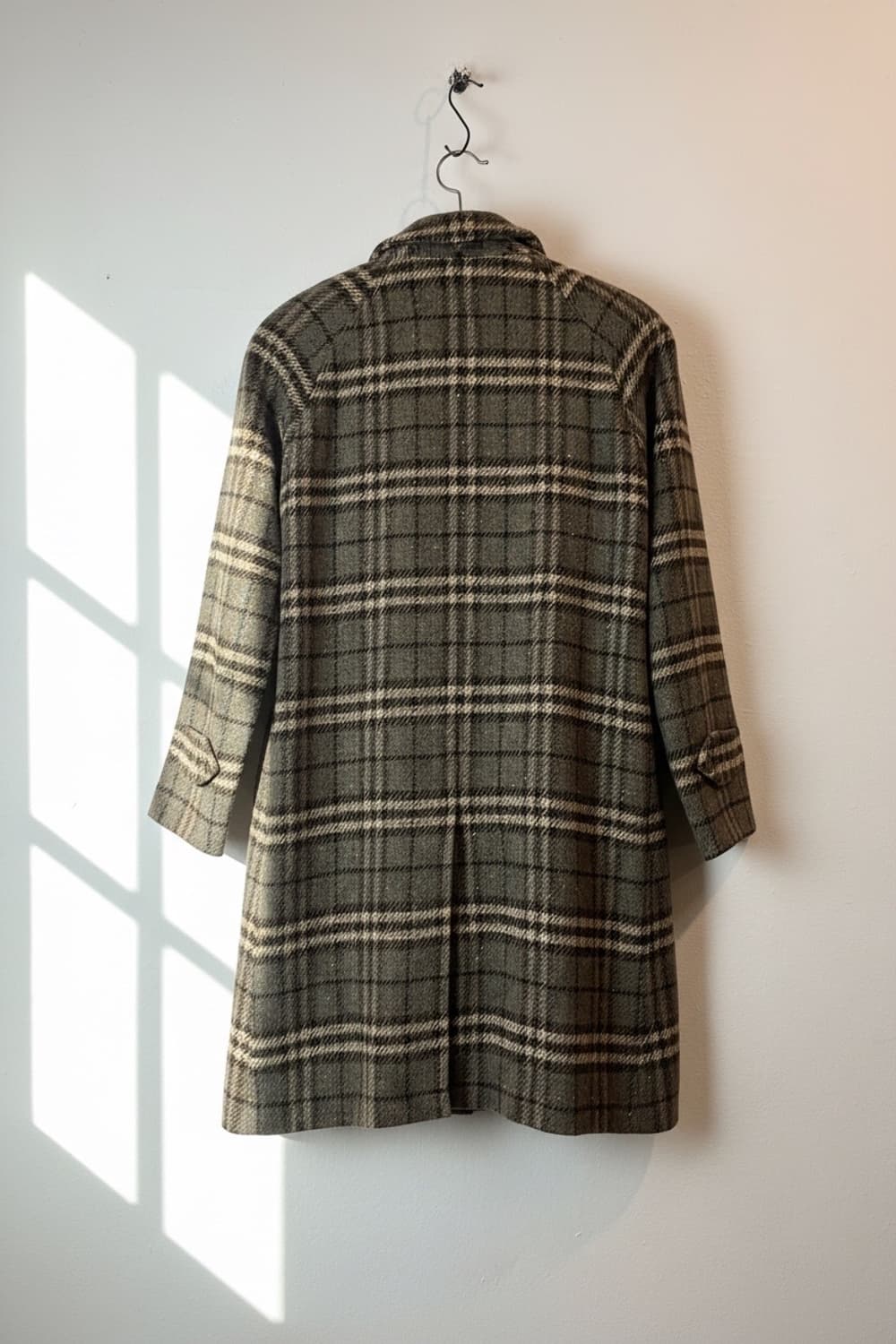 버버리 울 체크 싱글 브레스트 코트 상품이미지2