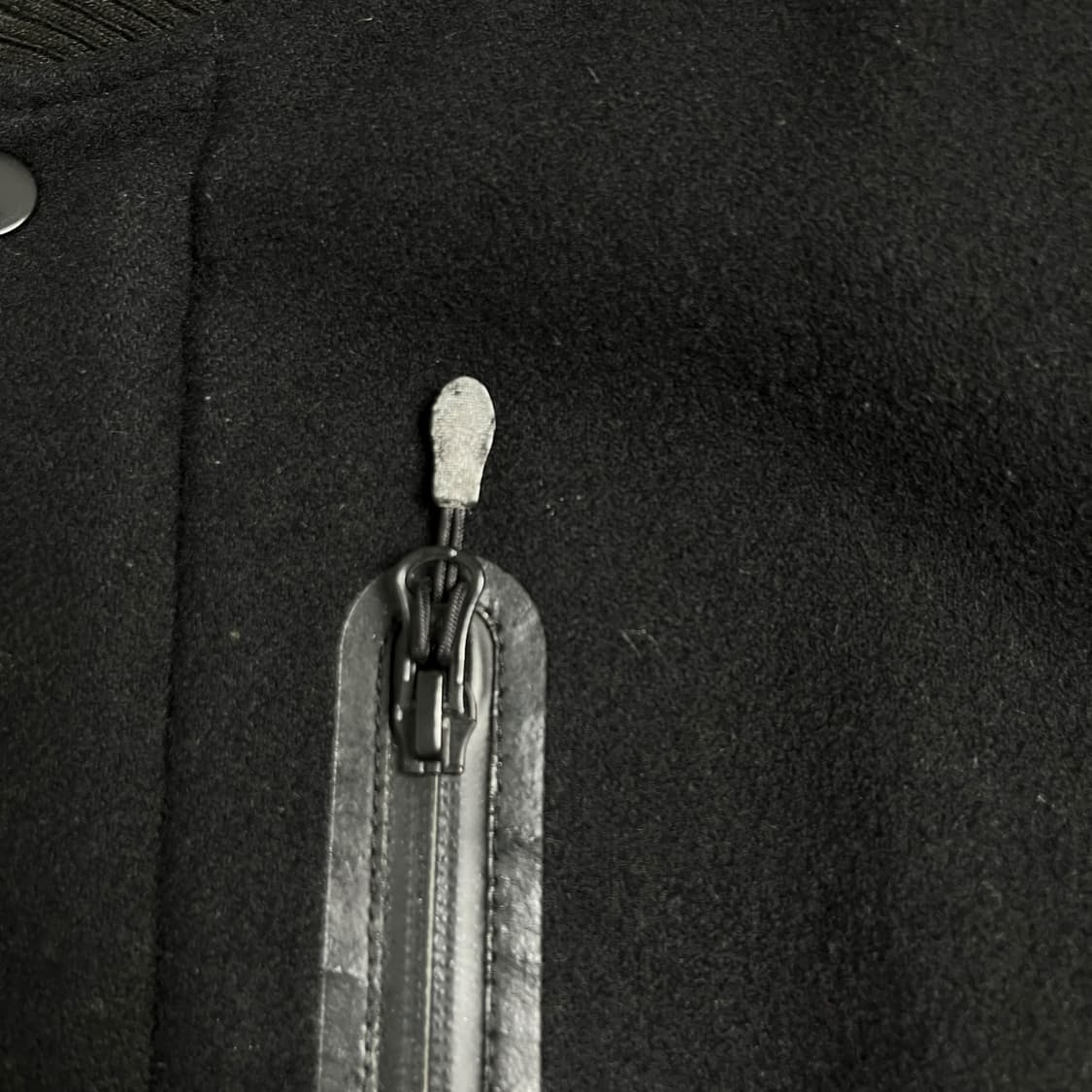 NIKE NSW 바시티 레더 자켓 블랙 상품이미지6