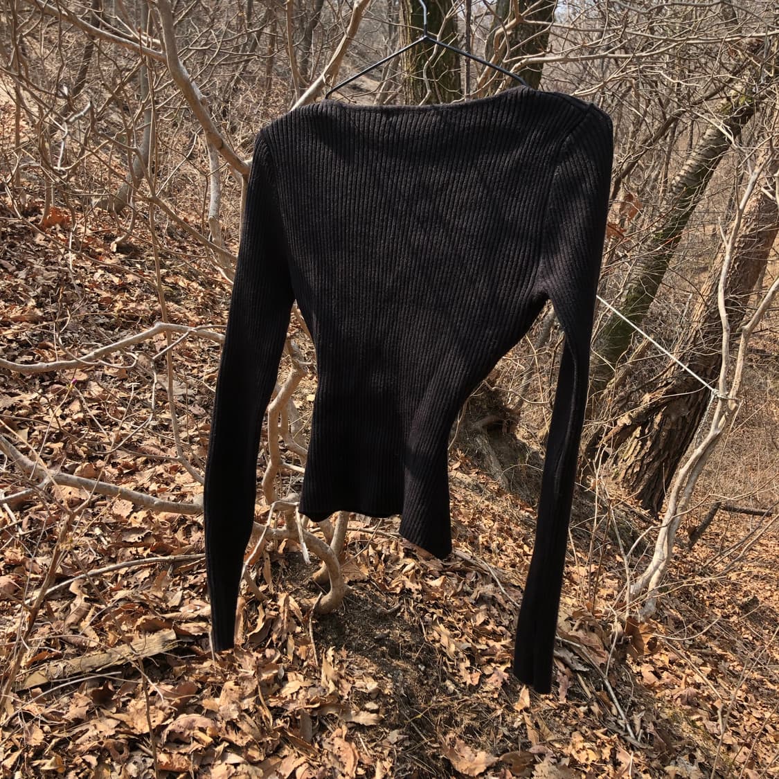 블랙 크롭 니트 🐚  상품이미지10