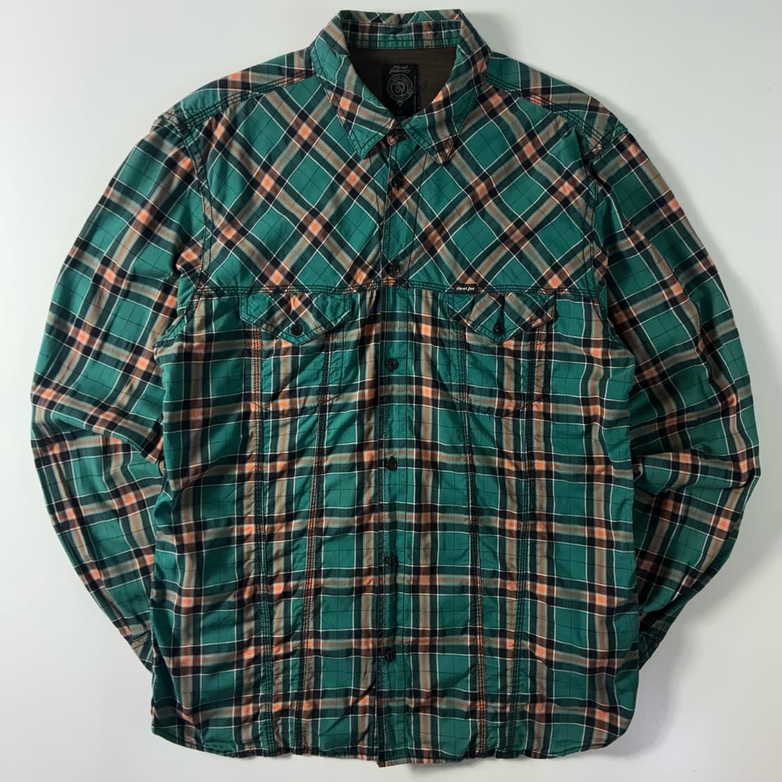 Diesel  디젤 00,s 포켓 웨스턴 코튼 체크 셔츠  상품이미지1