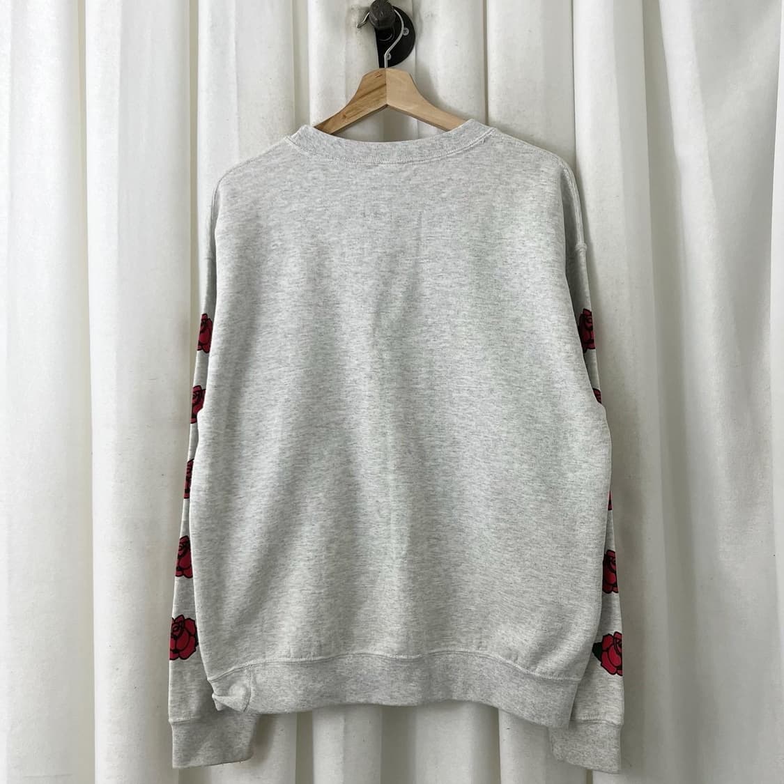 스투시 그레이 플라워 라운드 맨투맨 상품이미지5