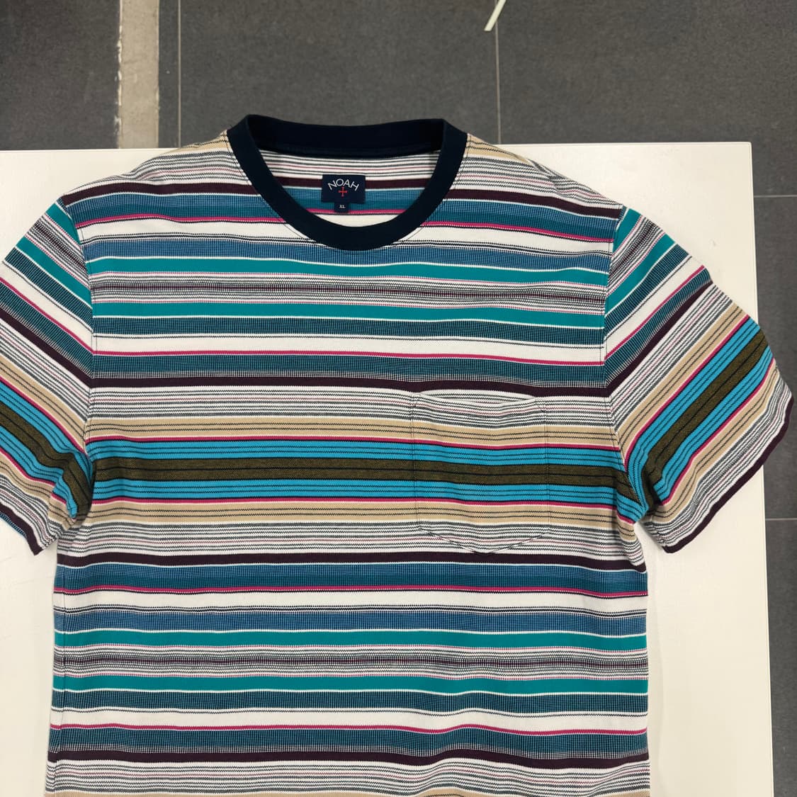 NOAH Stripe Pocket T-shirts 상품이미지2