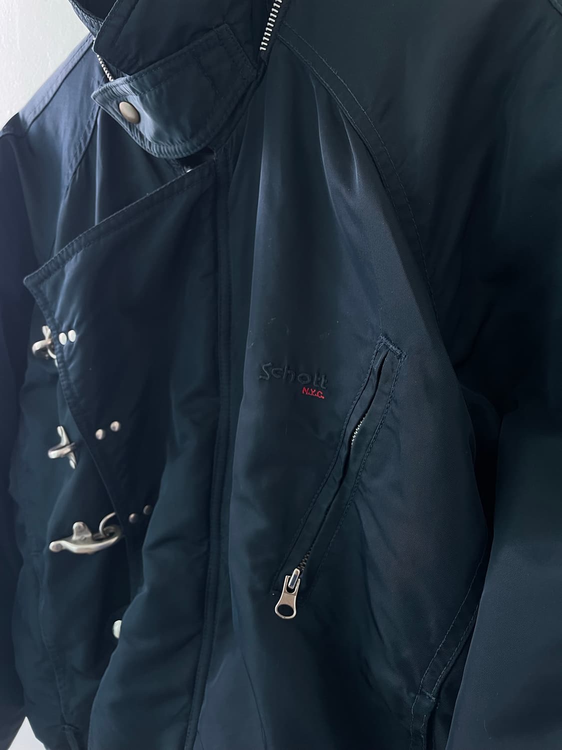 Schott 파이어맨 나일론 자켓 상품이미지4